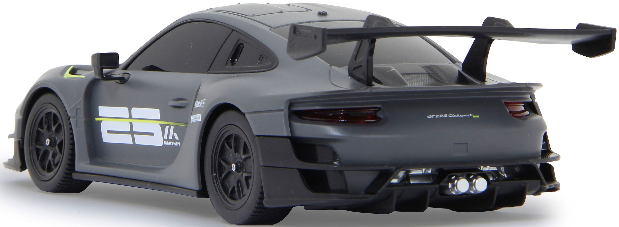 Jamara RC-Auto »Deluxe Cars, Porsche 911 GT2 RS Clubsport 25 1:24, grau - 2,4 GHz«