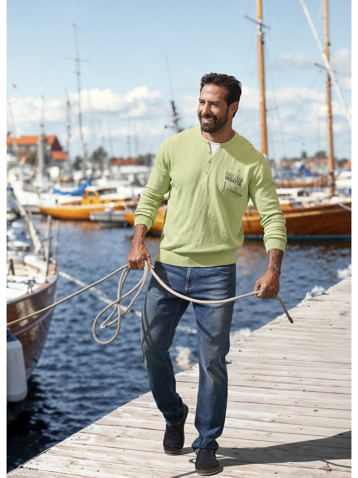 Thumbnail - Jan Vanderstorm Rundhalspullover "Pullover ENDRICH"