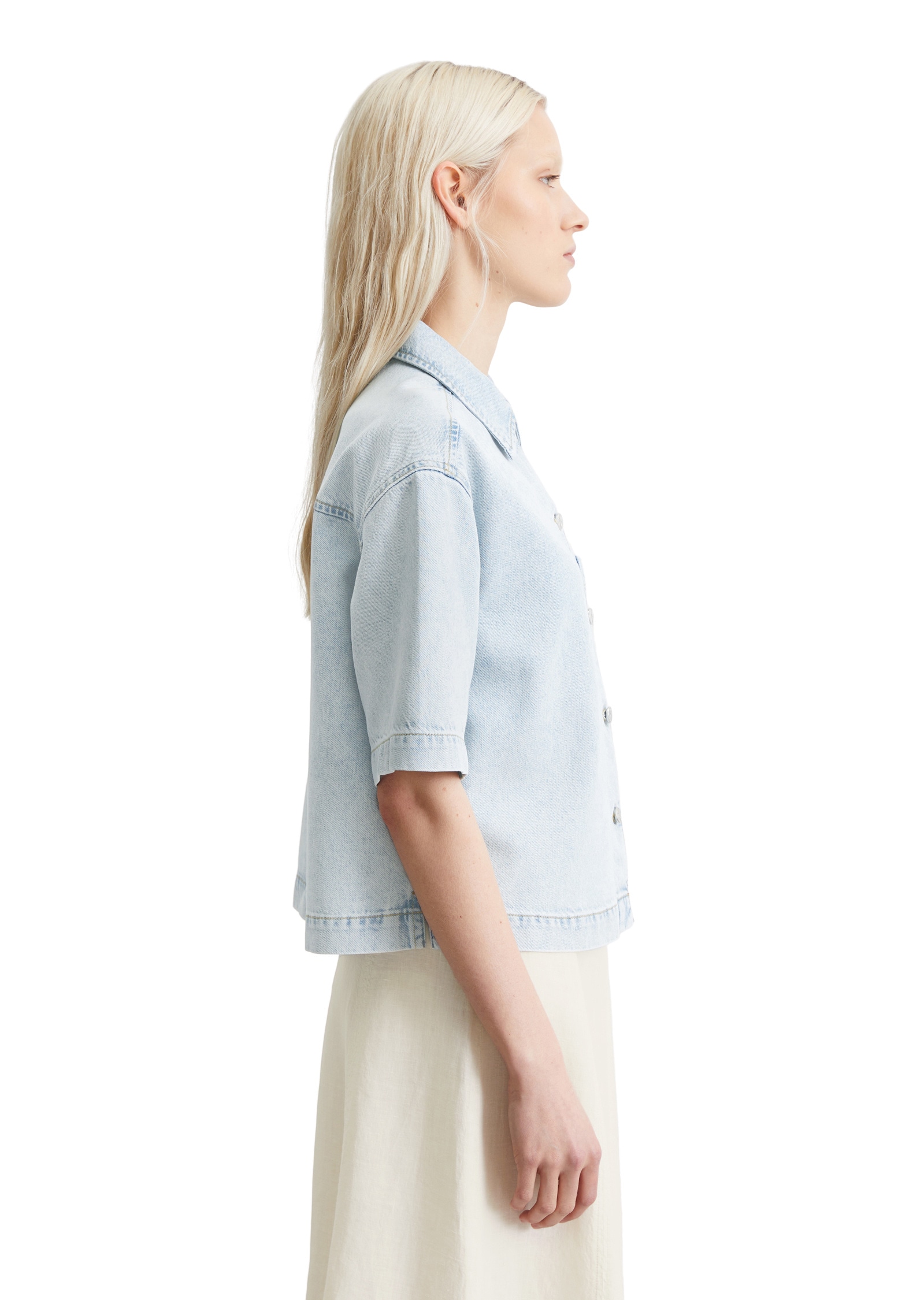 Marc O'Polo Jeansbluse »aus Lyocell-Organic-Cotton-Mix«