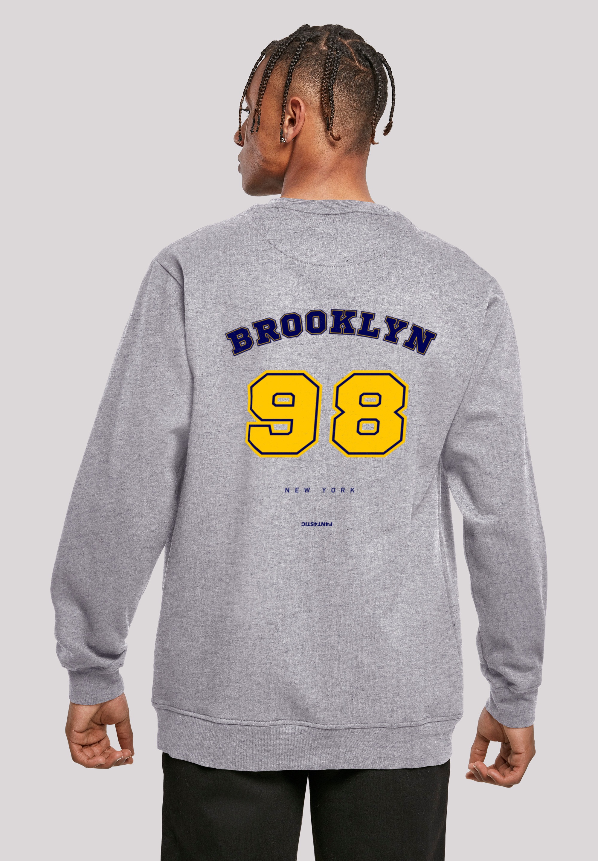 F4NT4STIC Kapuzenpullover »Brooklyn 98 NY CREW«, Print