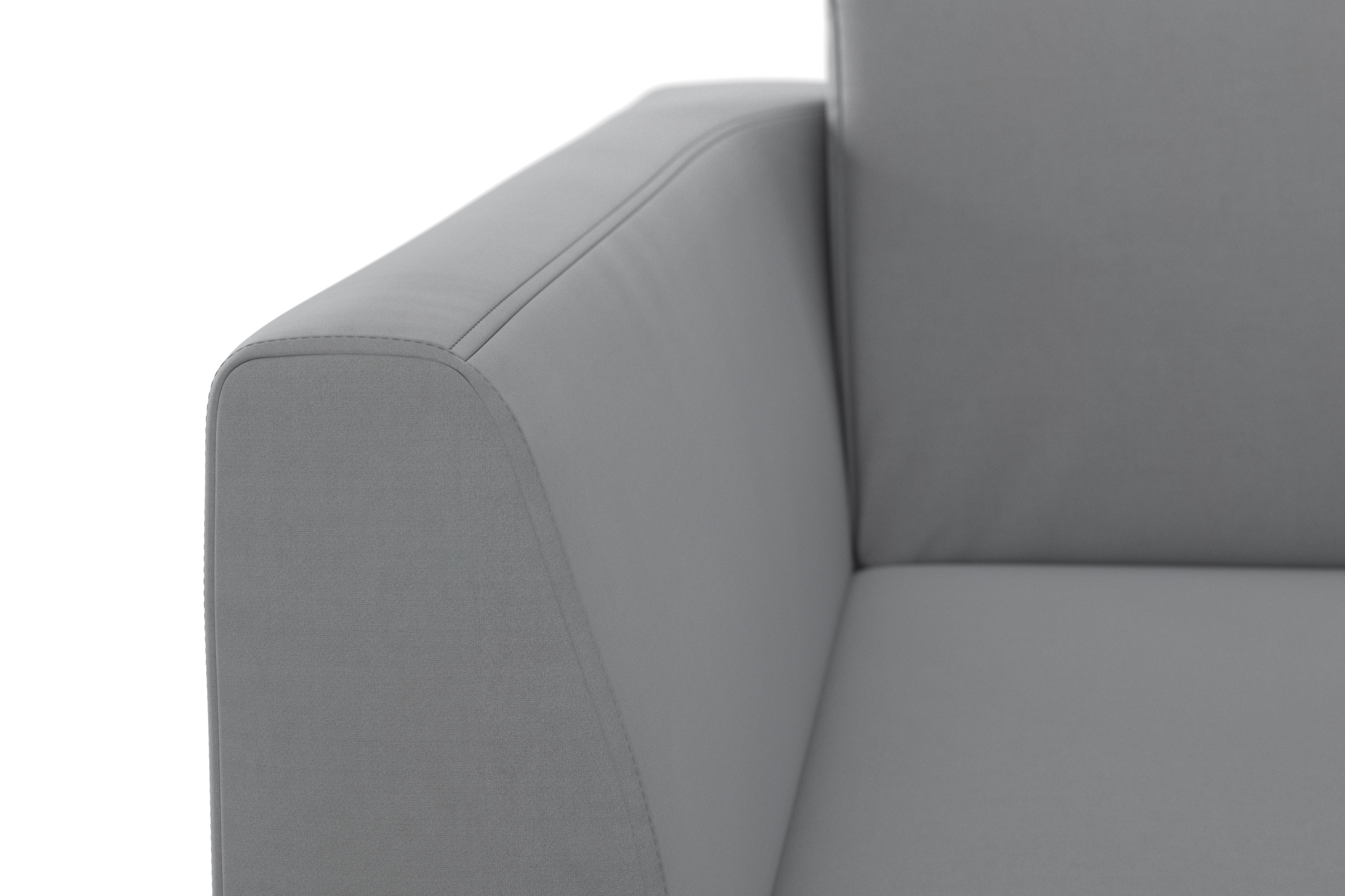 sit&more Wohnlandschaft »Lindholm U-Form«, mit Sitztiefenverstellung und Federkern