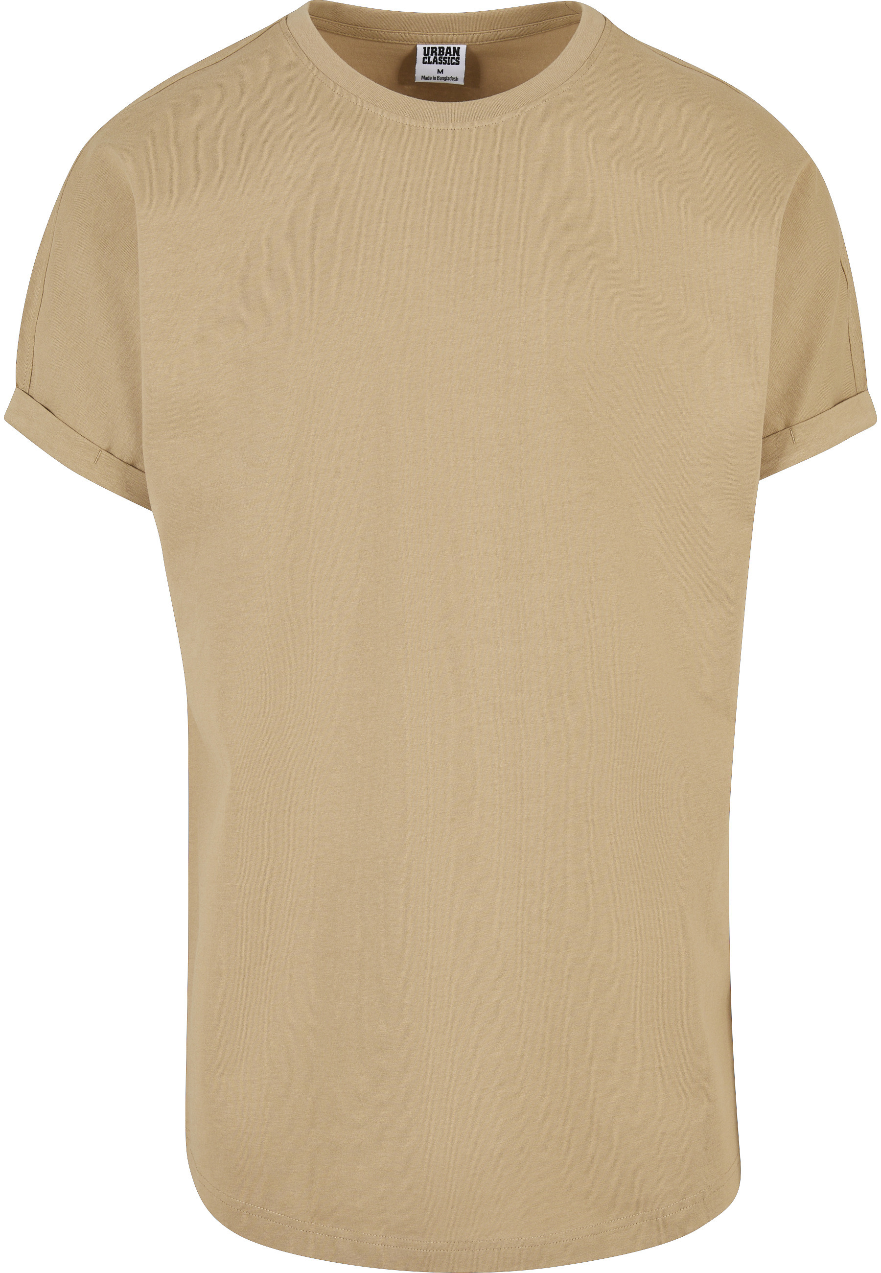 URBAN CLASSICS T-Shirt "Urban Classics Herren Long Shaped Turnup Tee" 1 Stk.