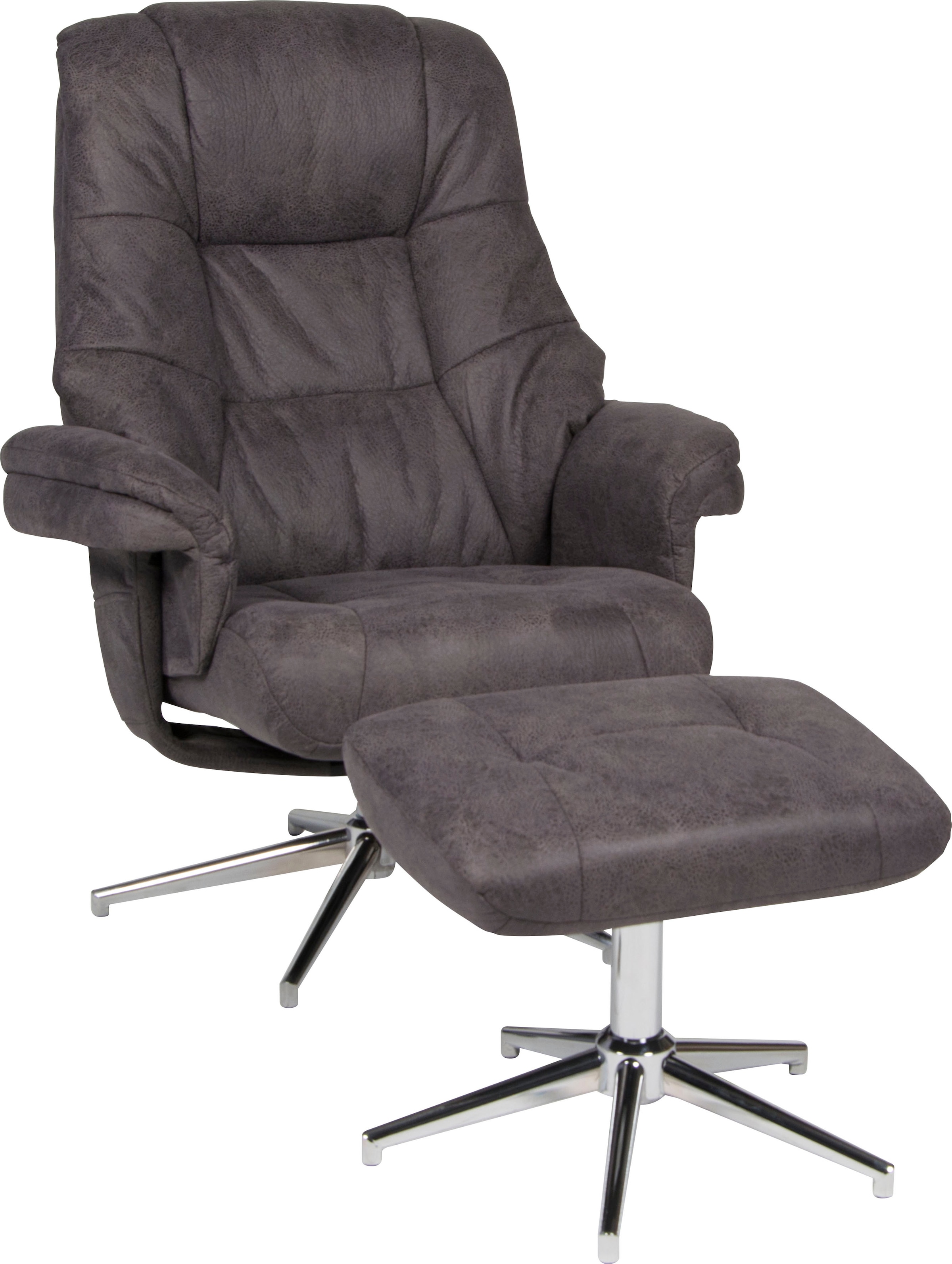 Duo Collection TV-Sessel "Burnaby", mit Hocker und Relaxfunktion, 360 Grad drehbar