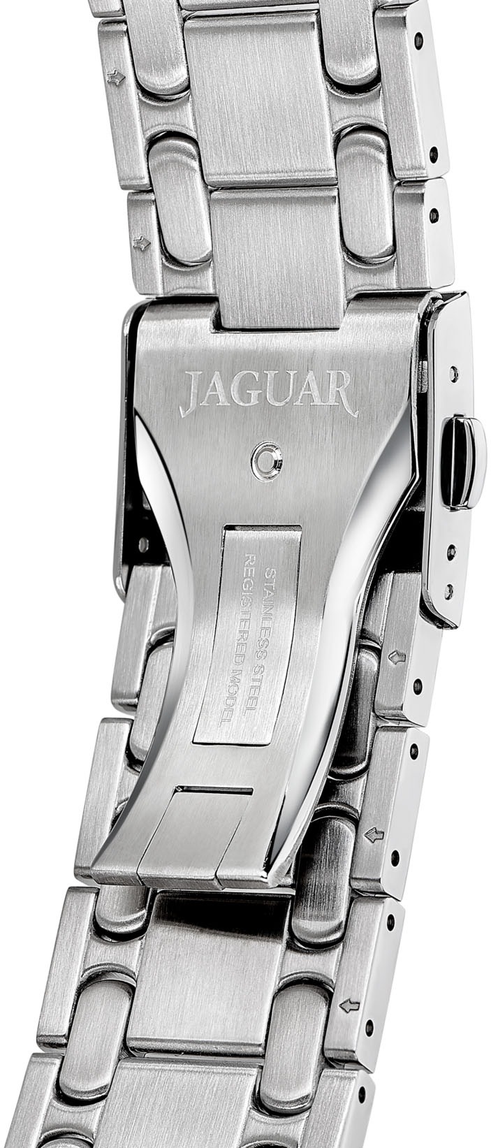 Jaguar Multifunktionsuhr »Diplomatic Moonphase«, Quarzuhr,Armbanduhr,Herrenuhr,Swiss Made,Edelstahlarmband,Mondphase