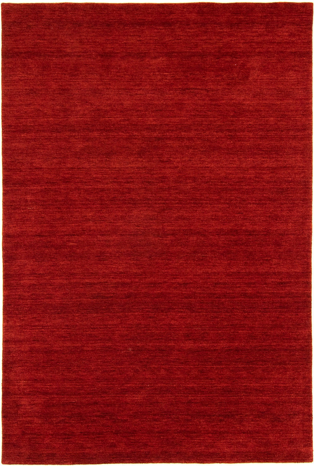 morgenland Wollteppich »Uni - Gabbeh Teppich - Softy«, rechteckig, 1,6 mm Höhe, Gabbeh Optik, Uni Farben, reine Wolle, sehr weicher Flor, Wohnzimmer