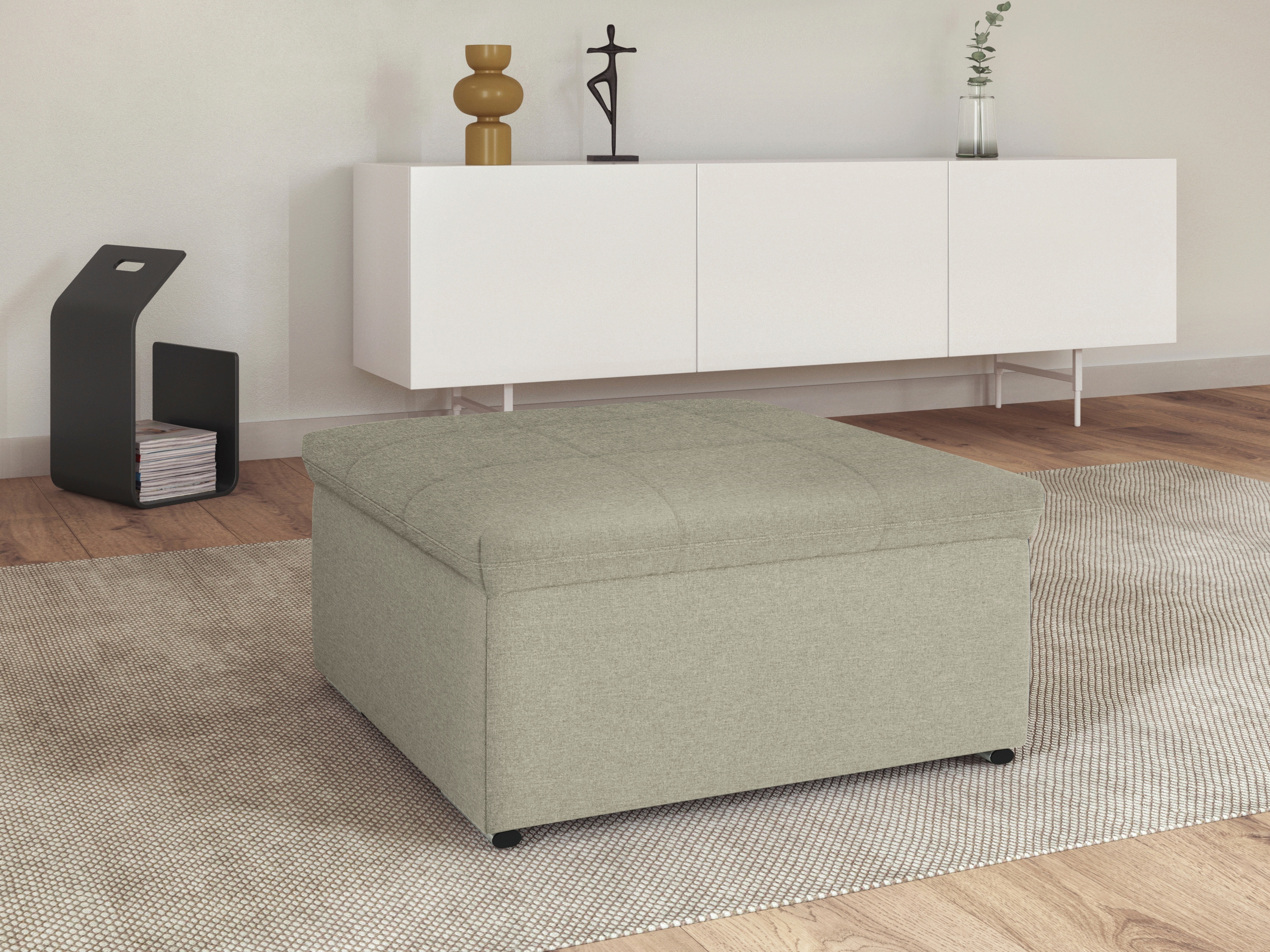 DOMO collection Hocker "SPLASH 87x87 cm, komfortabel, modernes Design"