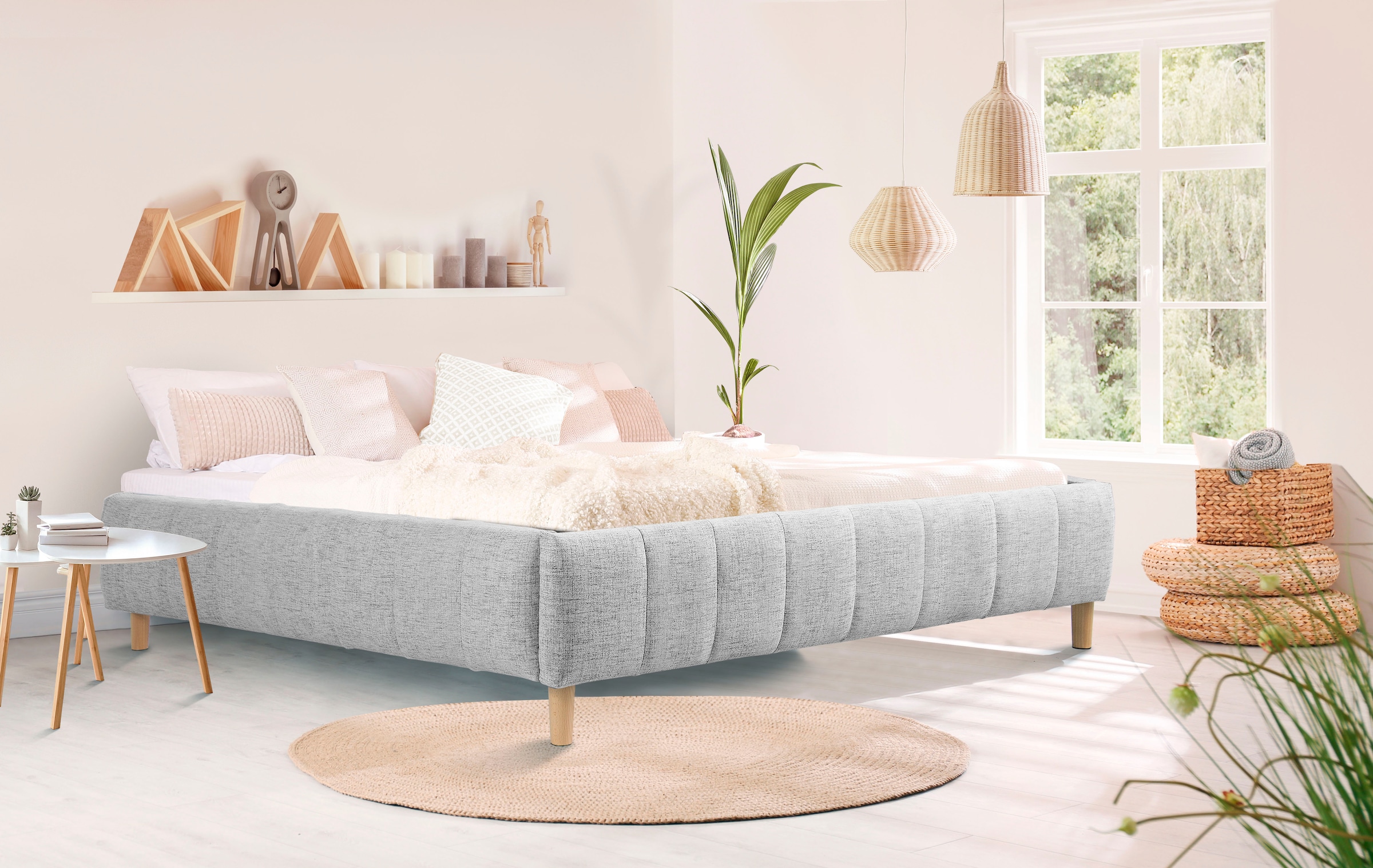 Home affaire Polsterbett "Tarje" in 5 Breiten, auch in Überlänge 220 cm, in günstig online kaufen