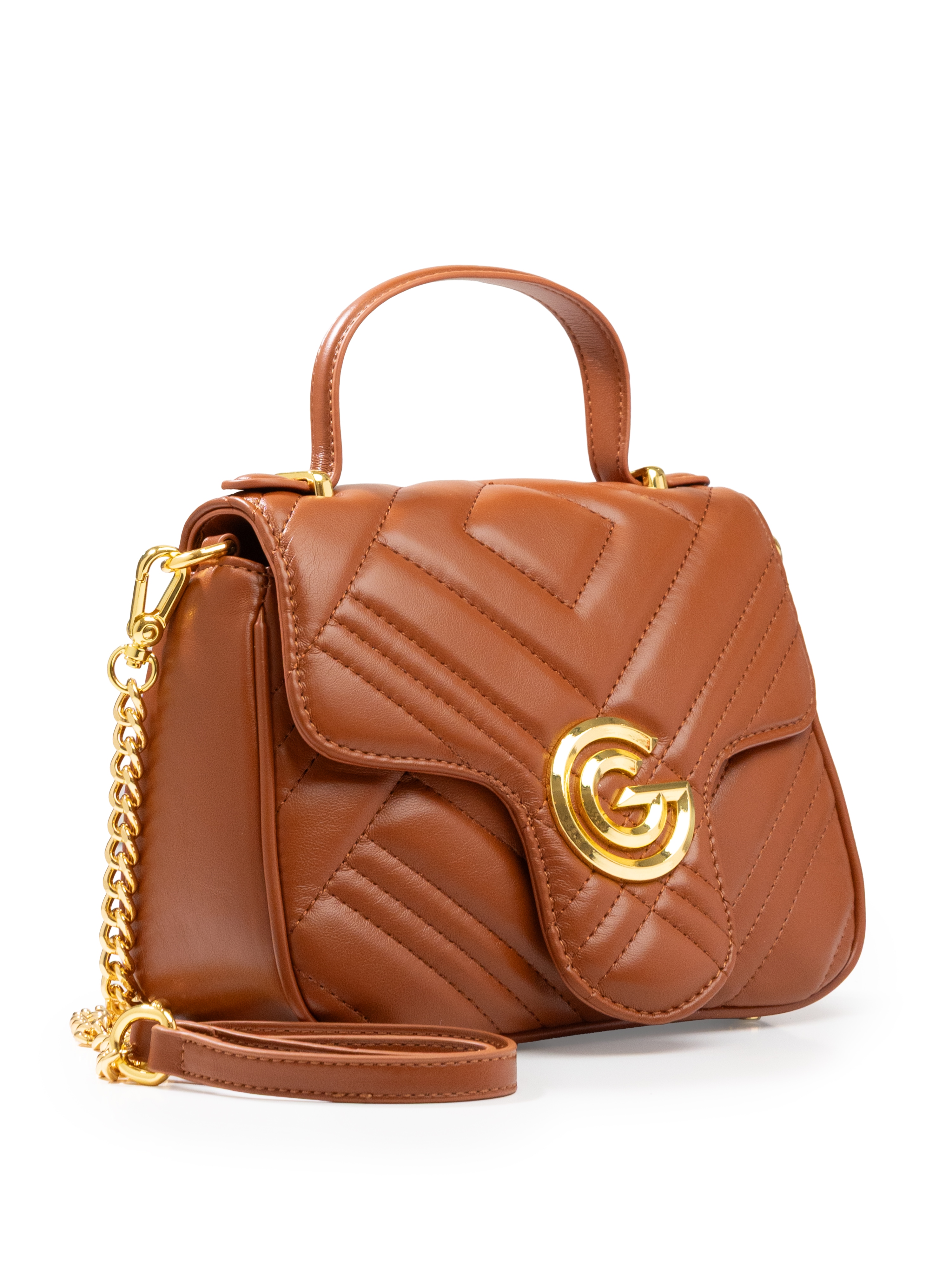 GABRIELLA G By Gabriella Gucci Handtasche "KATTY" Damen Umhängetasche, Handtasche, Tragetasche mit Logoverzierung