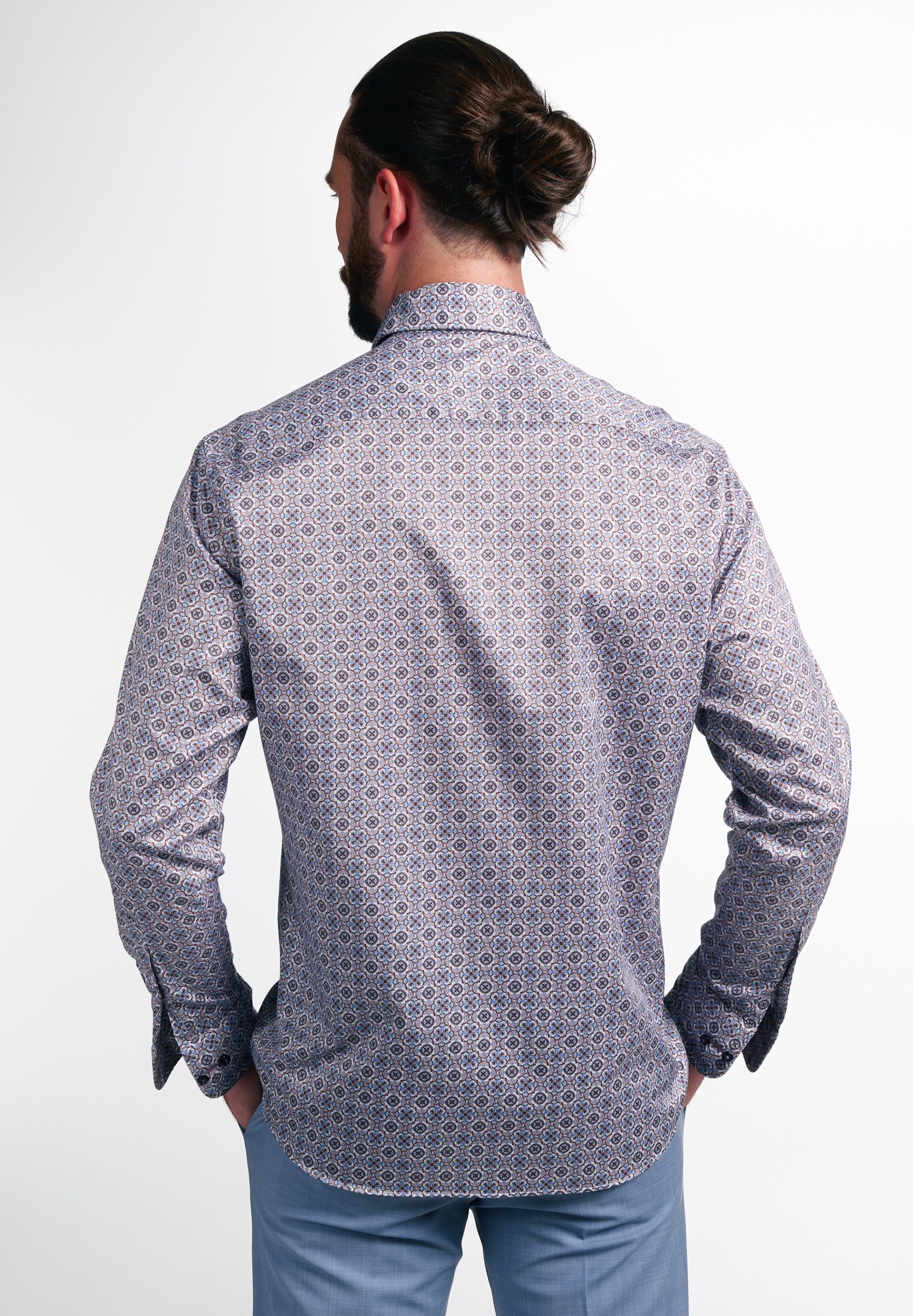 Eterna Langarmhemd "MODERN FIT" EASY IRON (bügelleicht) günstig online kaufen