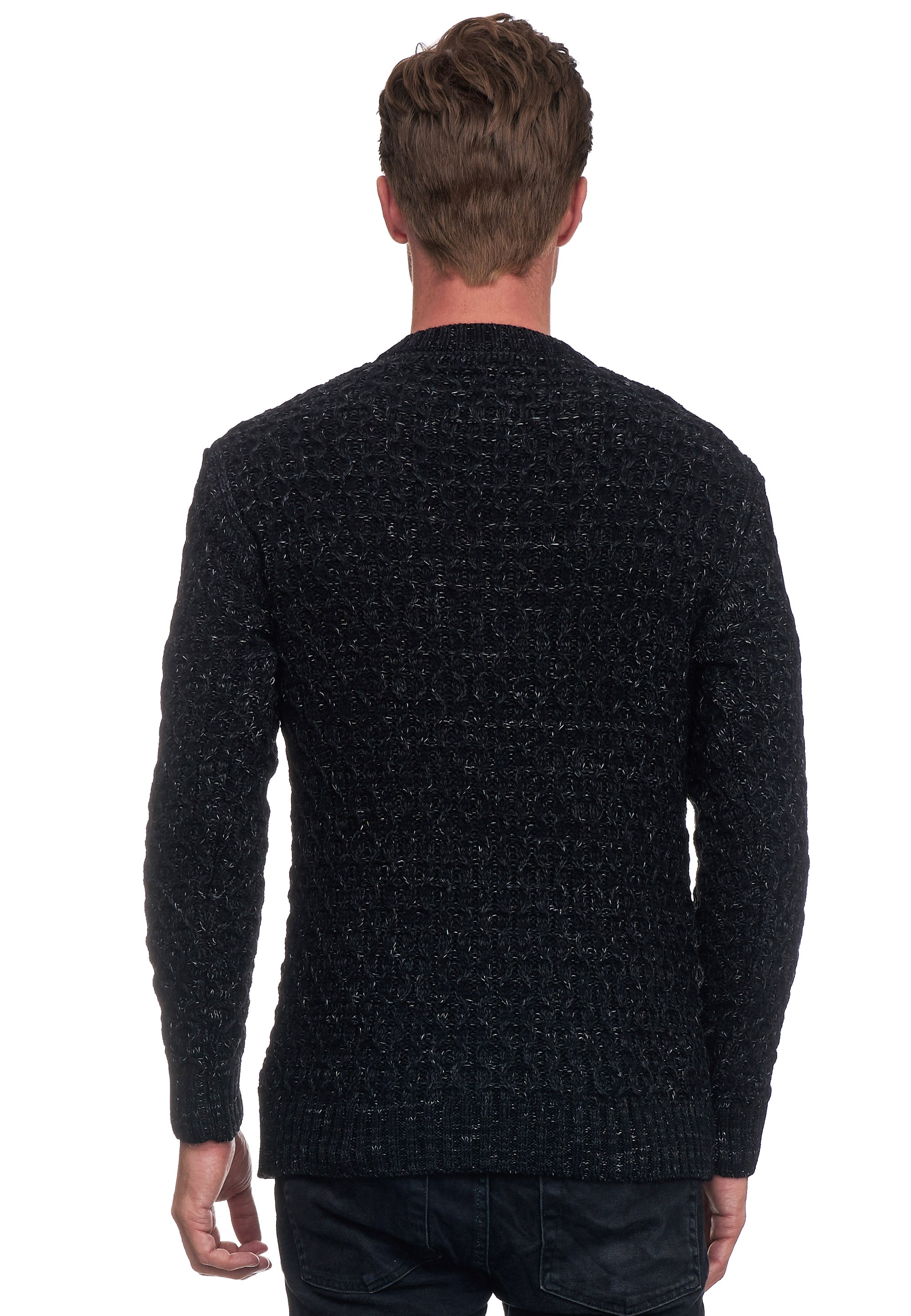 Rusty Neal Strickpullover, mit elegantem Rundhalsausschnitt