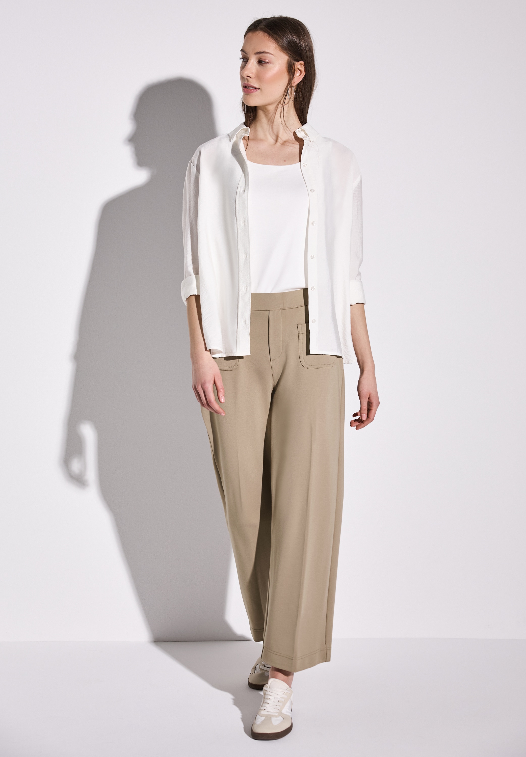 STREET ONE Stoffhose, High Waist