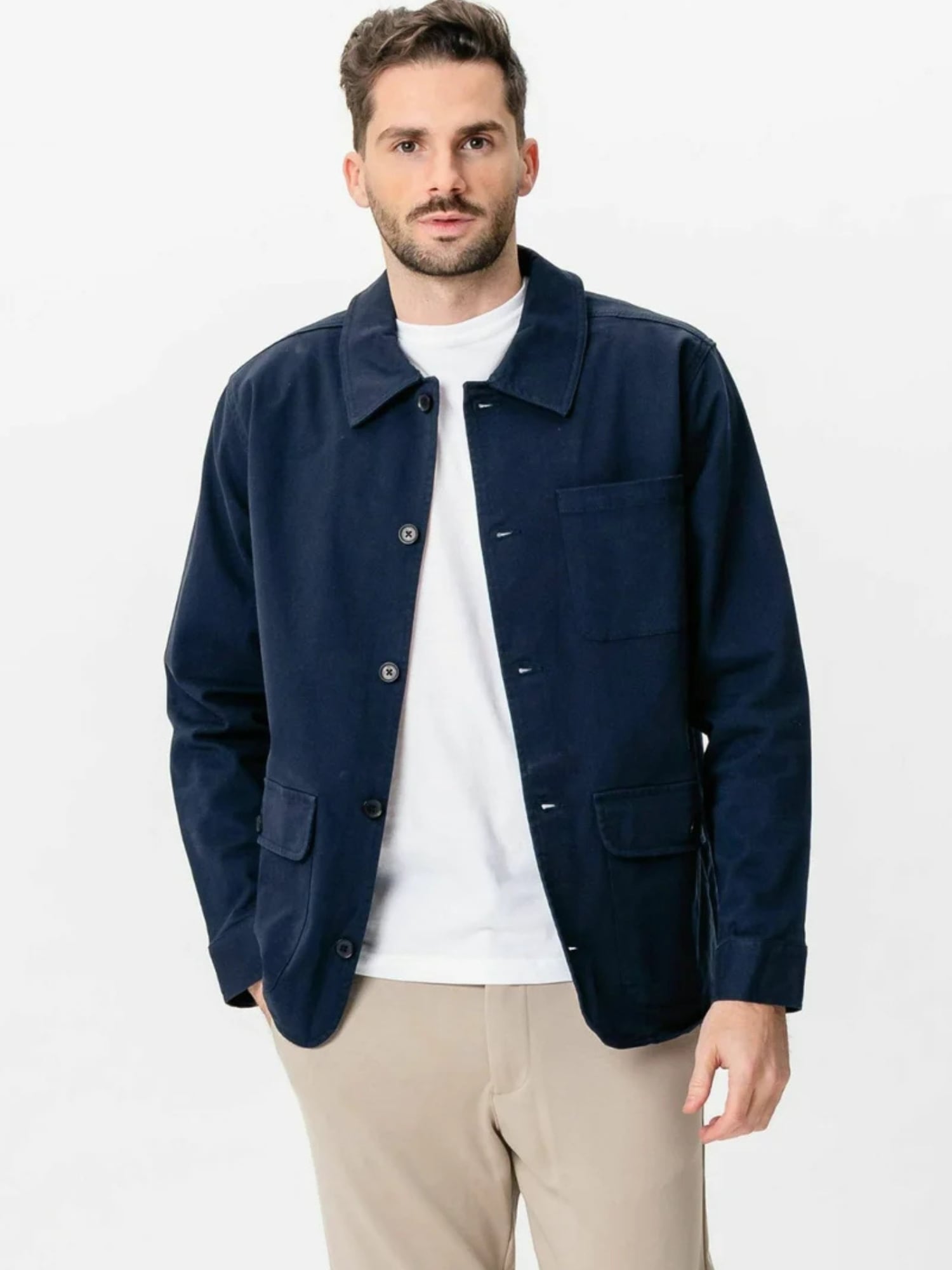 TeeShoppen Outdoorjacke "TEESHOPPEN Jacket Twill Shirt"