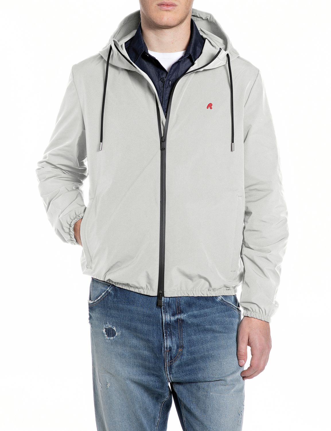 Replay Kurzjacke mit Kapuze mit Kapuze günstig online kaufen