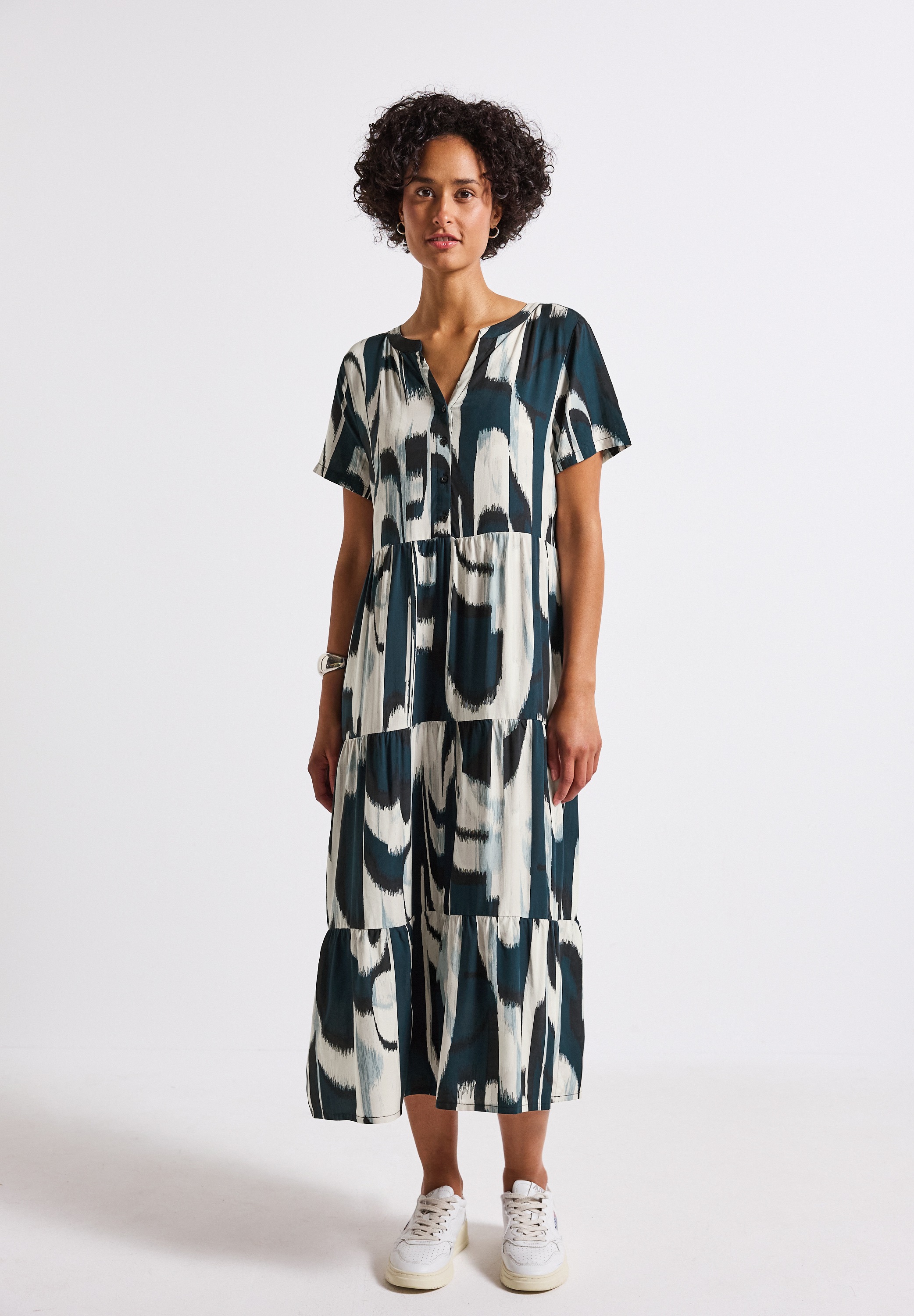 STREET ONE Midikleid Ohne Taschen aus Viskose günstig online kaufen