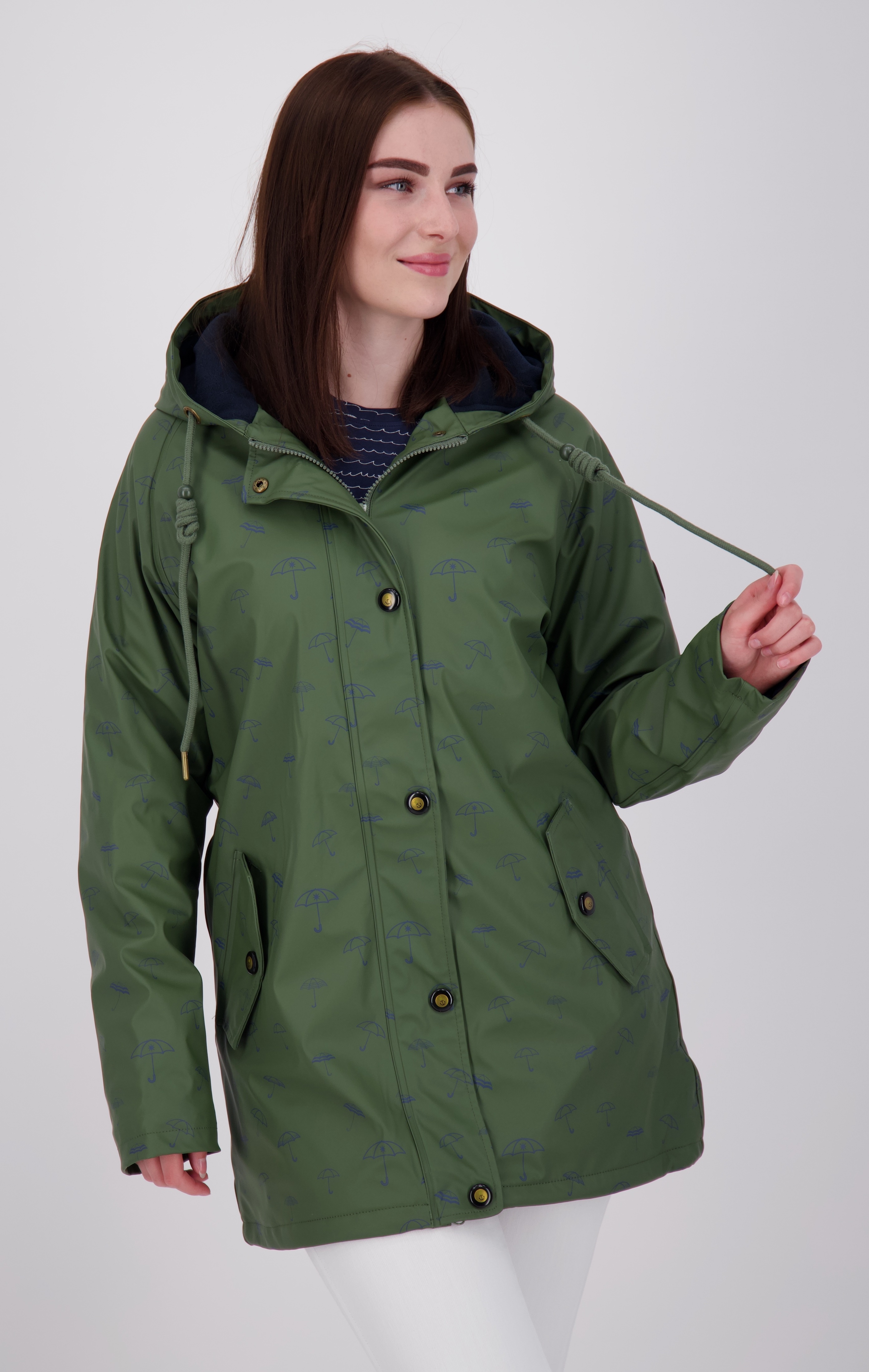 ankerglut Regenjacke "Friesennerz ankerglutsea Regenmantel, Longjacket" auch in Großen Größen erhältlich