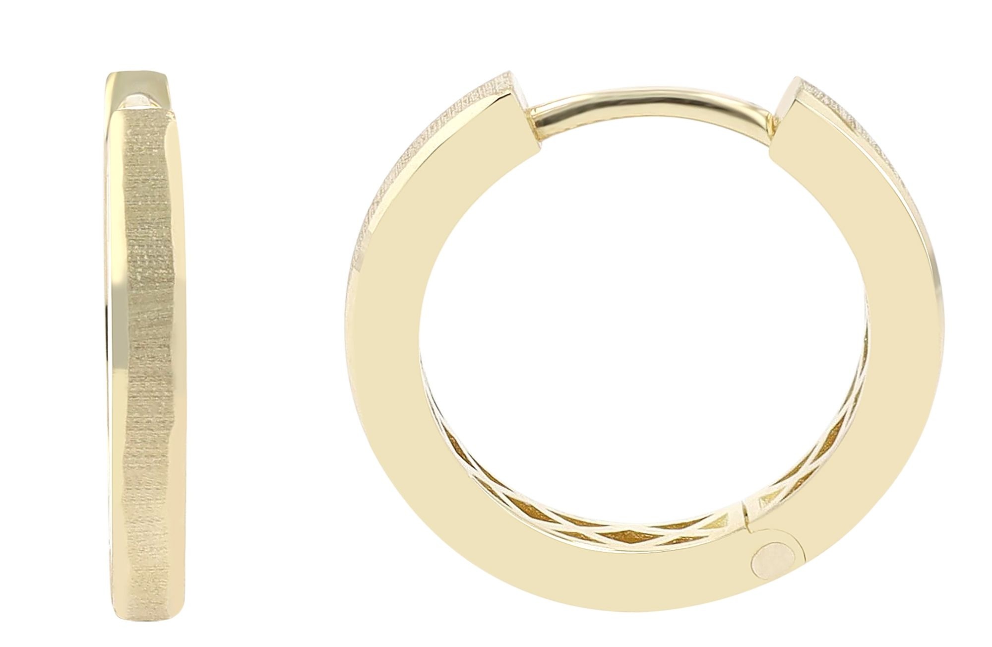 Adelia´s Klappcreolen »Damen Ohrringe – Klappcreole aus 333 Gold« Ein stilvolles Geschenk für besondere Momente