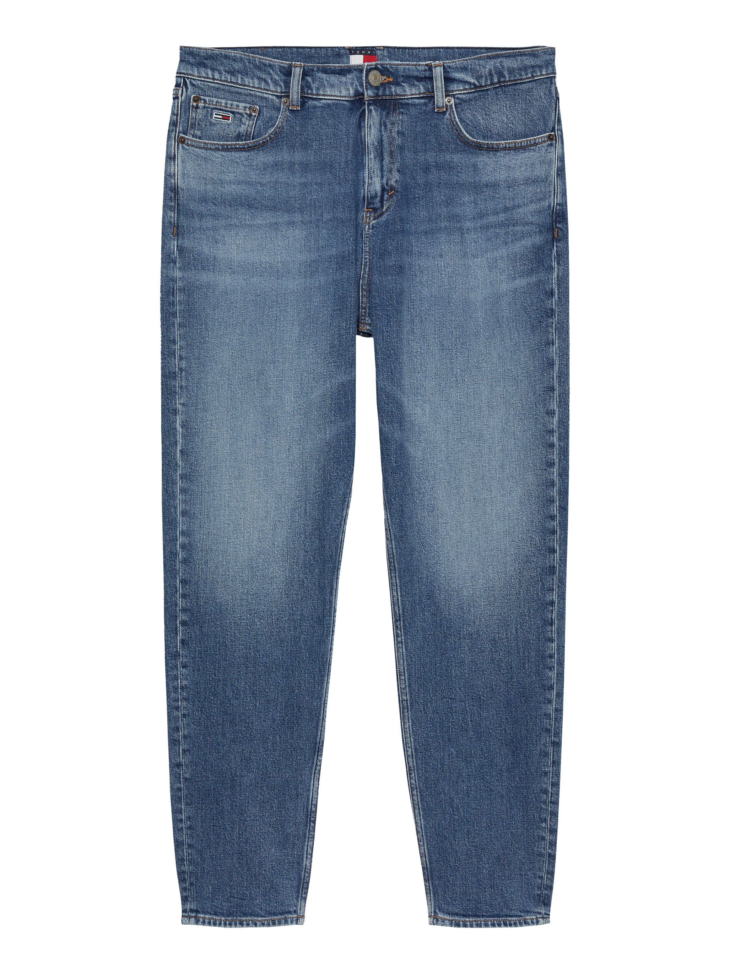 Tommy Jeans Gerade Jeans »Isaac Relaxed Tapered«, Mit Gürtelschlaufen
