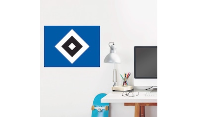 Wandtattoo »Hamburger SV Logo HSV«, (1 St.)