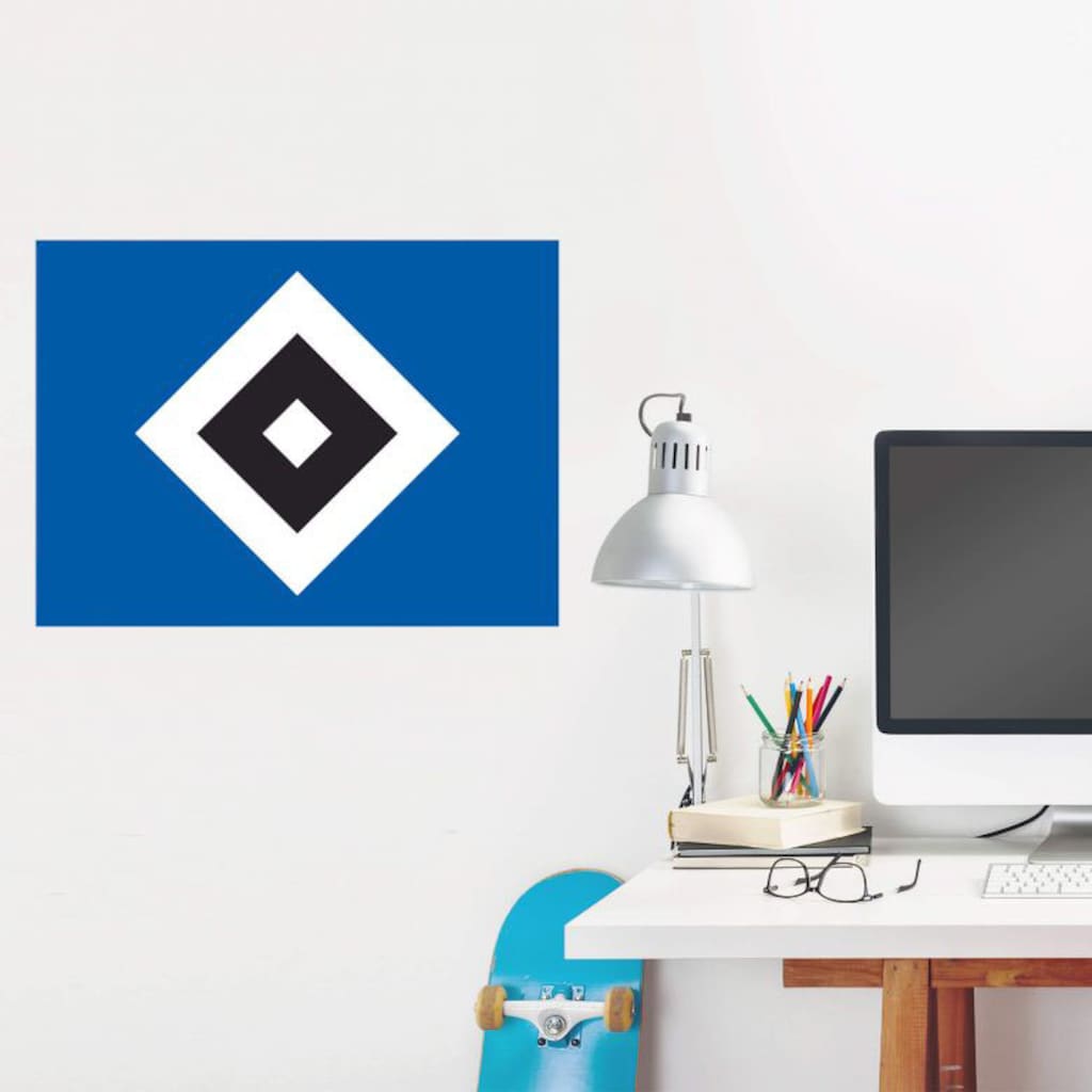 Wall-Art Wandtattoo »Hamburger SV Logo HSV«, (1 St.)