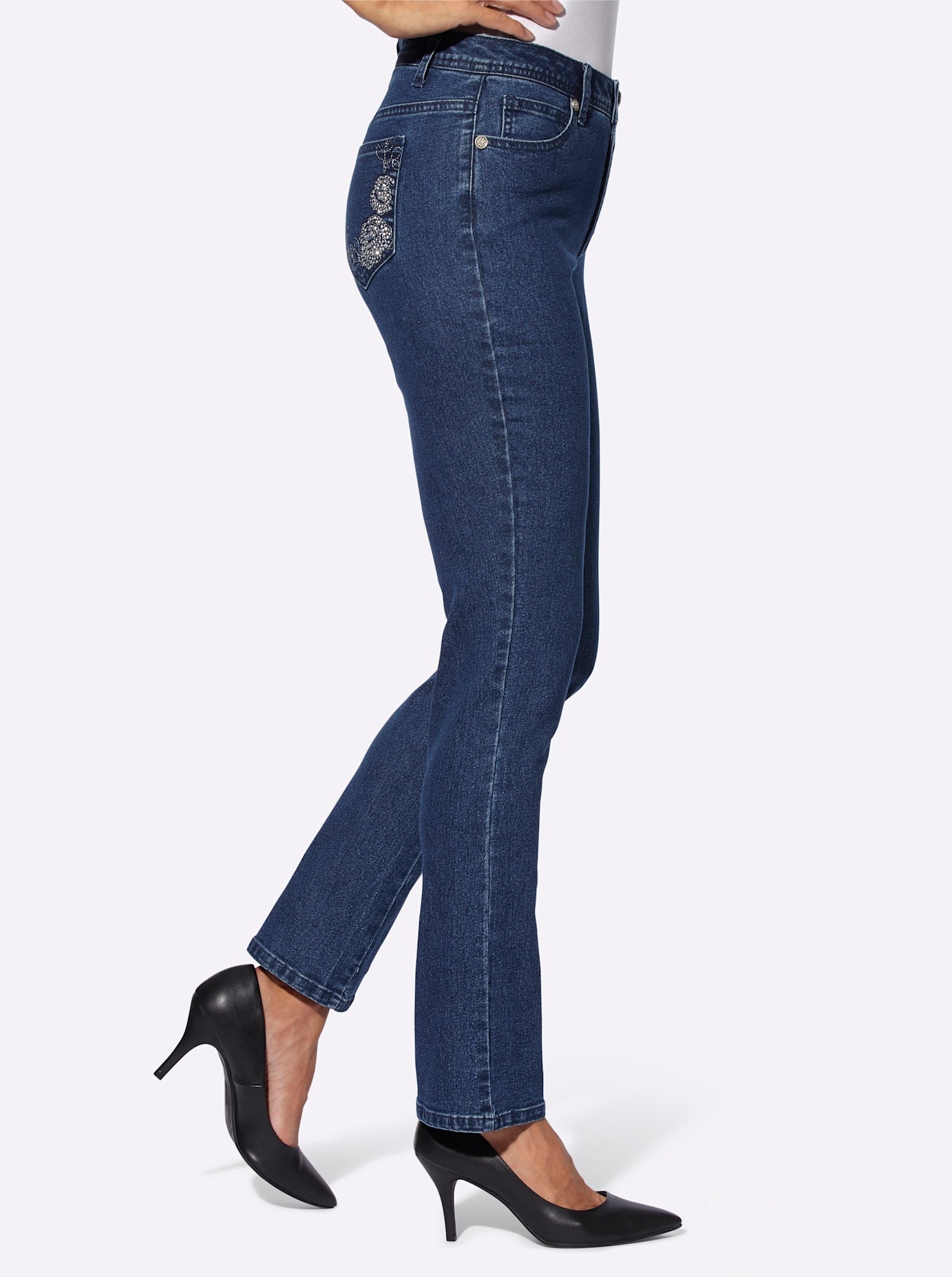 Lady Bequeme Jeans, (1 tlg.)