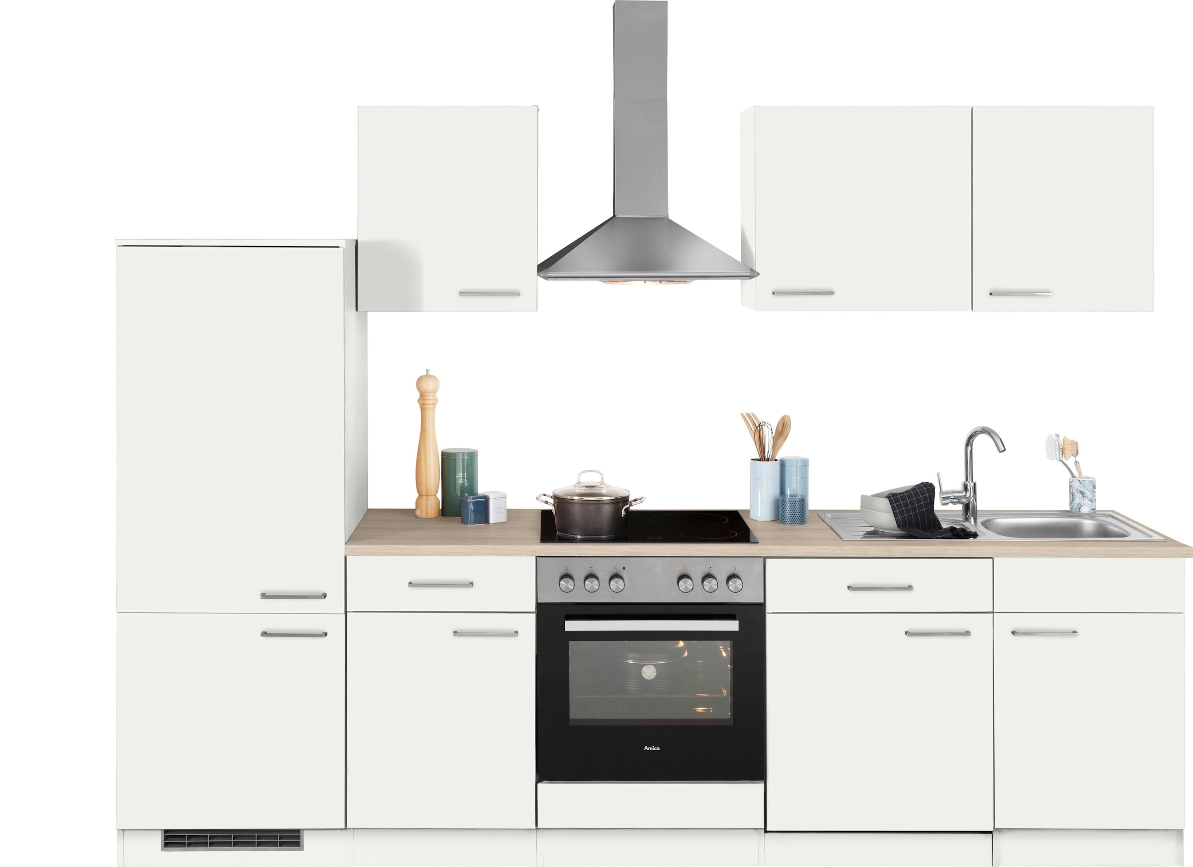| Aufbauservice Küchen mit wiho BAUR Küchenzeile »Zell« Wahlweise