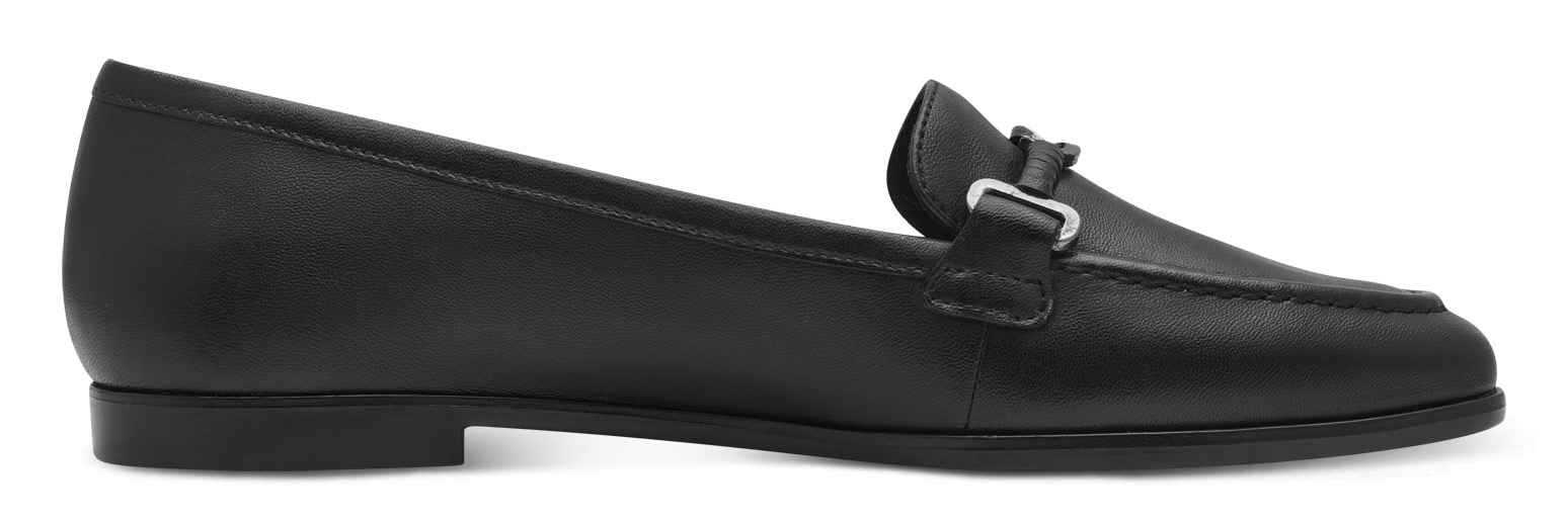 Tamaris Slipper, Blockabsatz, Schlupfschuh, Businessschuh mit hübscher Zierspange