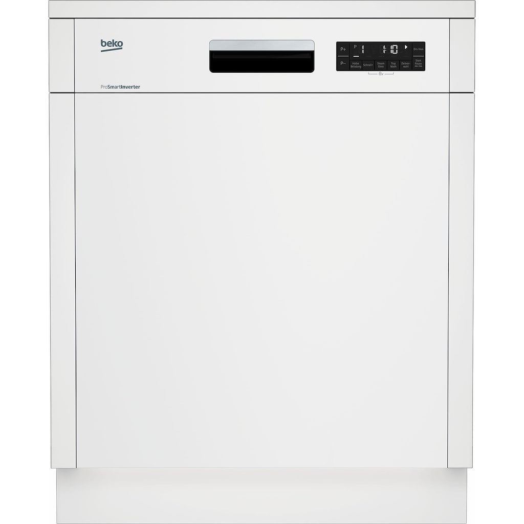 BEKO teilintegrierbarer Geschirrspüler »DSN6634W2«, DSN6634W2, 14 Maßgedecke