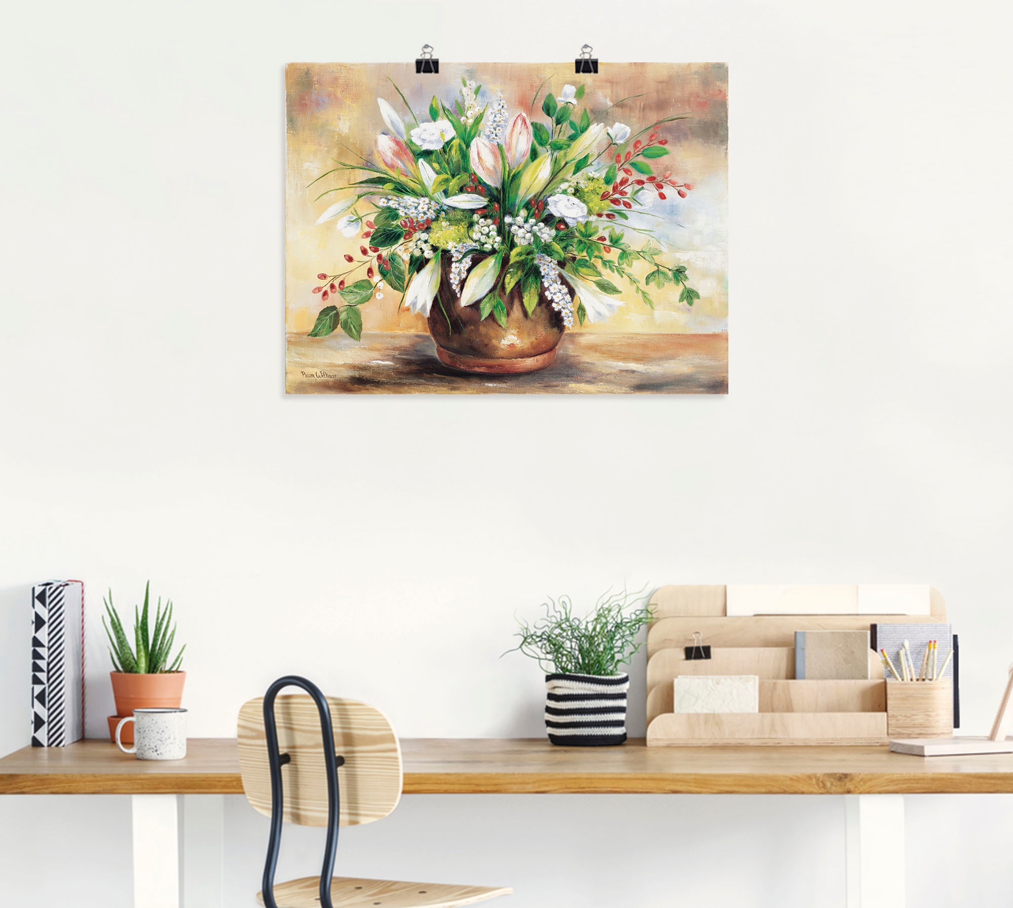 Artland Wandbild »Blütenverschönerung«, in versch. als bestellen Größen BAUR | St.), Wandaufkleber Blumen, oder Leinwandbild, (1 Poster