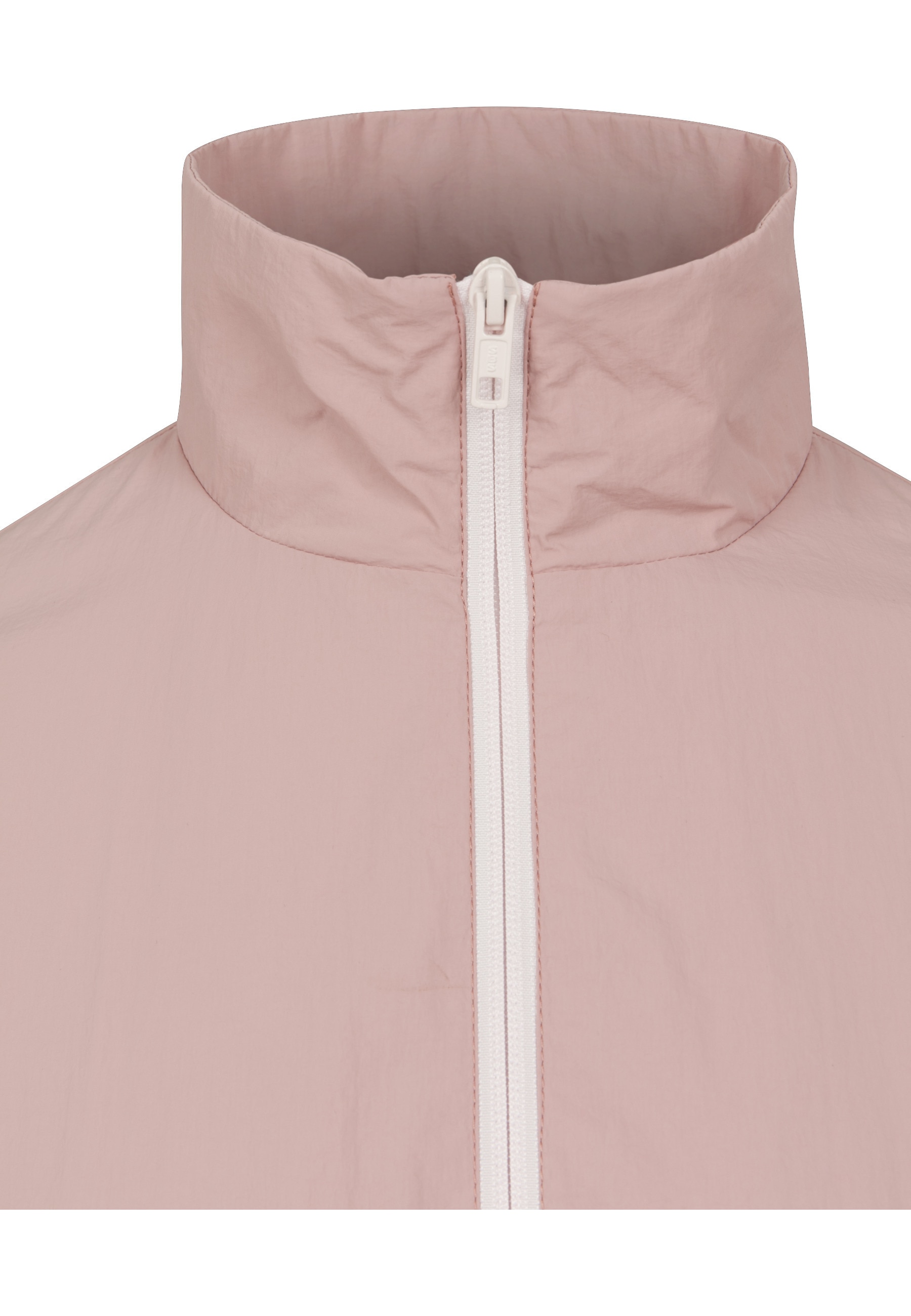 URBAN CLASSICS Allwetterjacke »Urban Classics Damen Ladies 3-Tone Crinkle Track Jacket« 1 Stk. tlg. ohne Kapuze