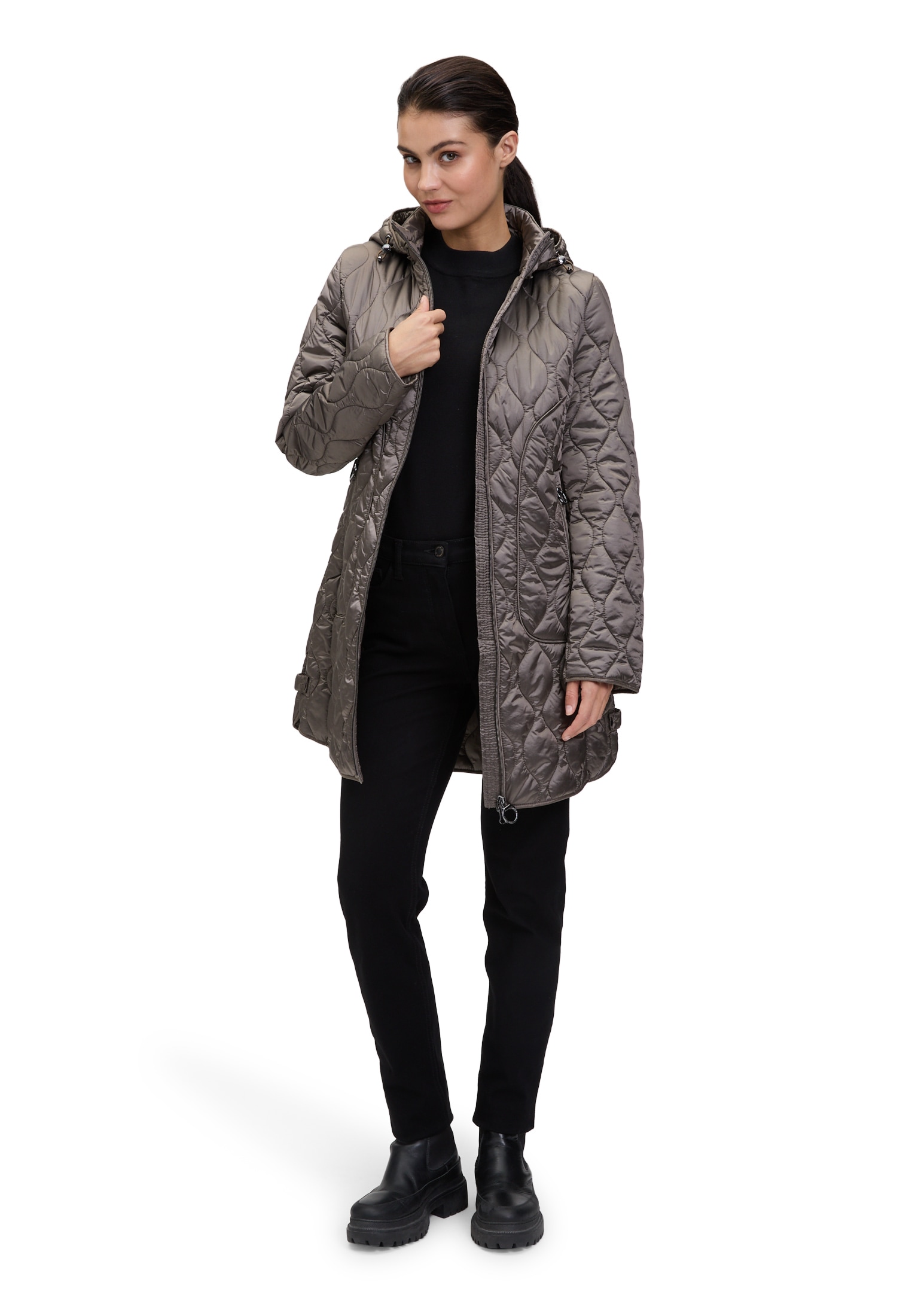 Betty Barclay Outdoorjacke »Betty Barclay Outdoorjacke mit abnehmbarer Kapuze«, mit Kapuze