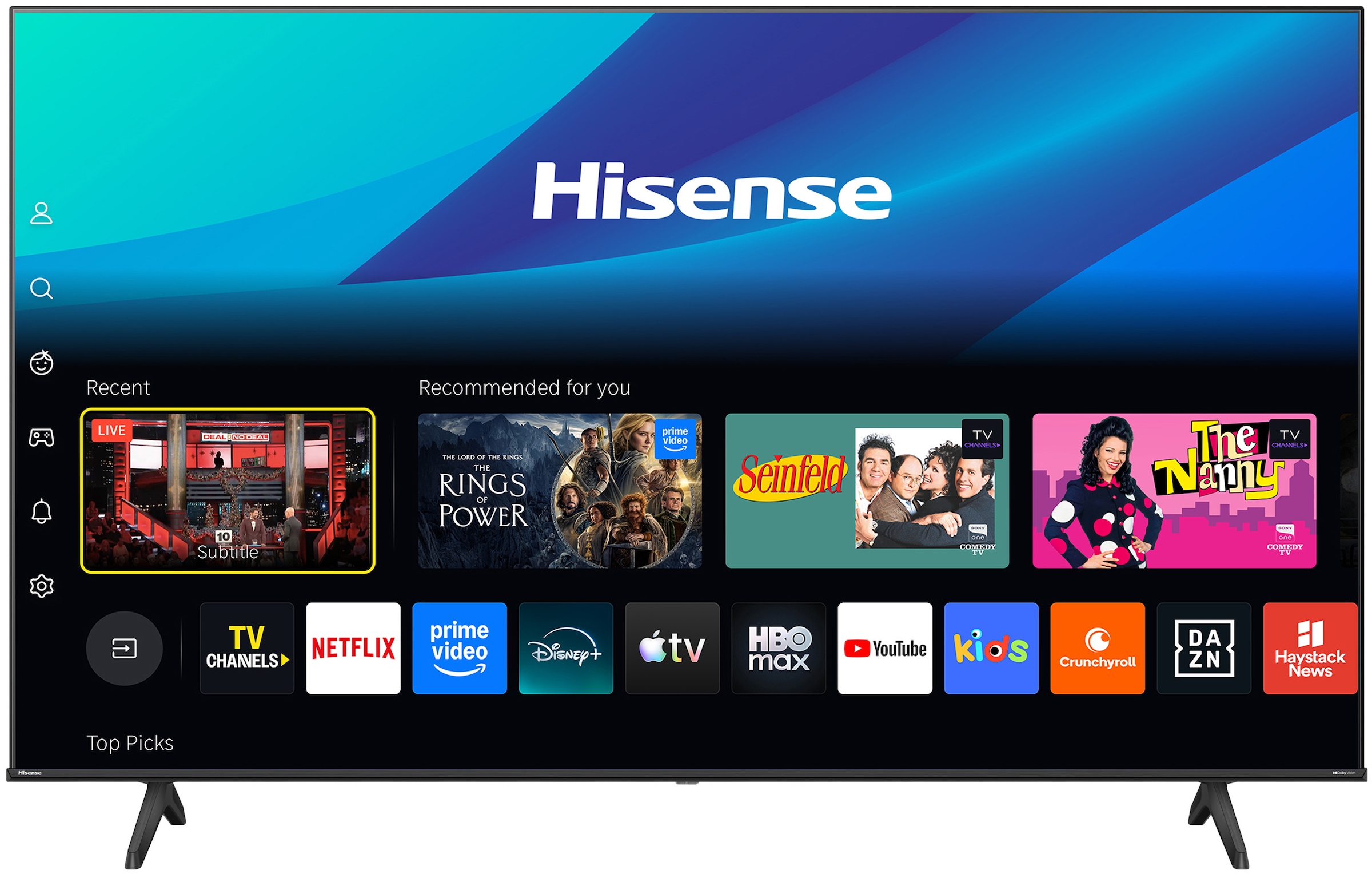 Hisense DLED-Fernseher »58E6DS« 146 cm/58 ″ Smart-TV