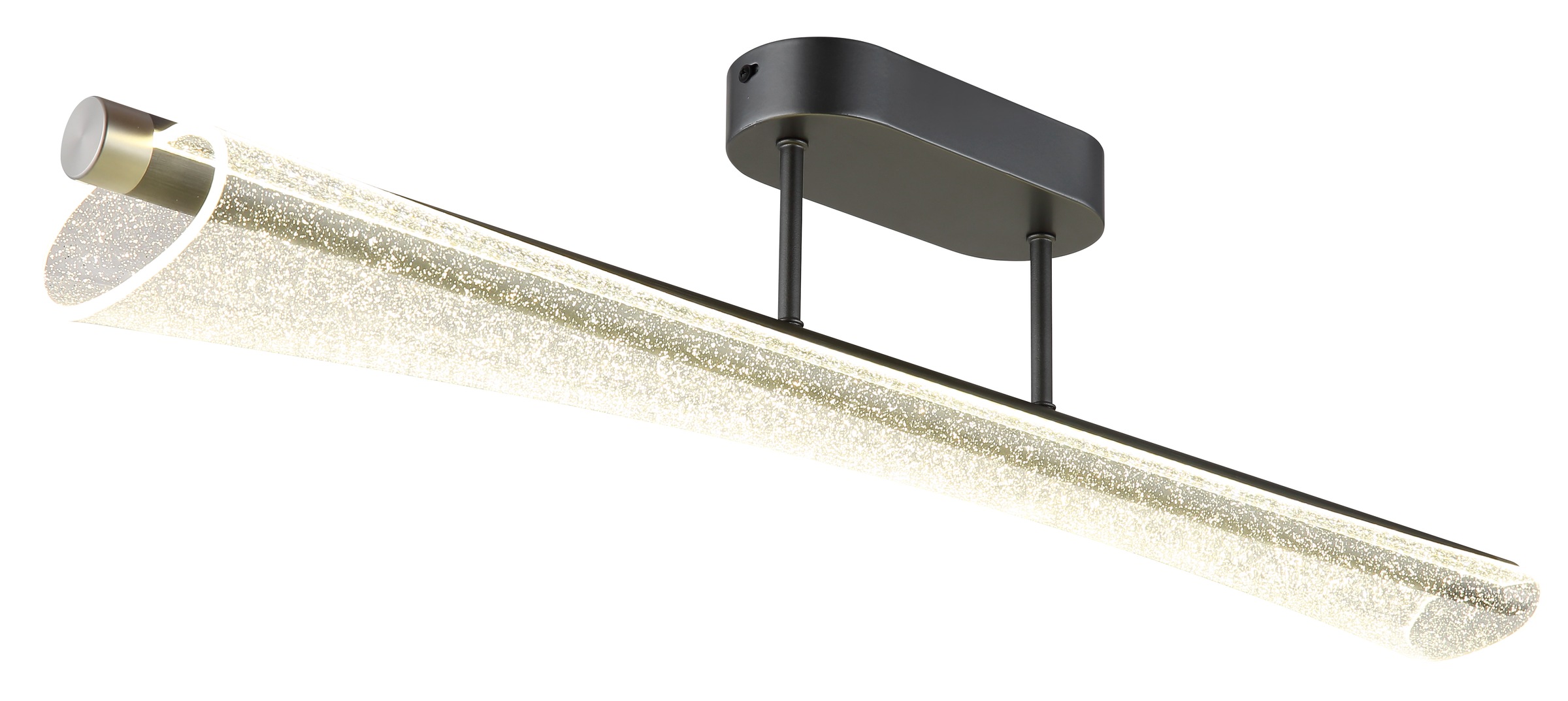 GLOBO LIGHTING Deckenleuchte »MALINDA« LED-Modul 1 Stk. Anthrazit Deckenleuchte mit Acryl klar und Memoryfunktion