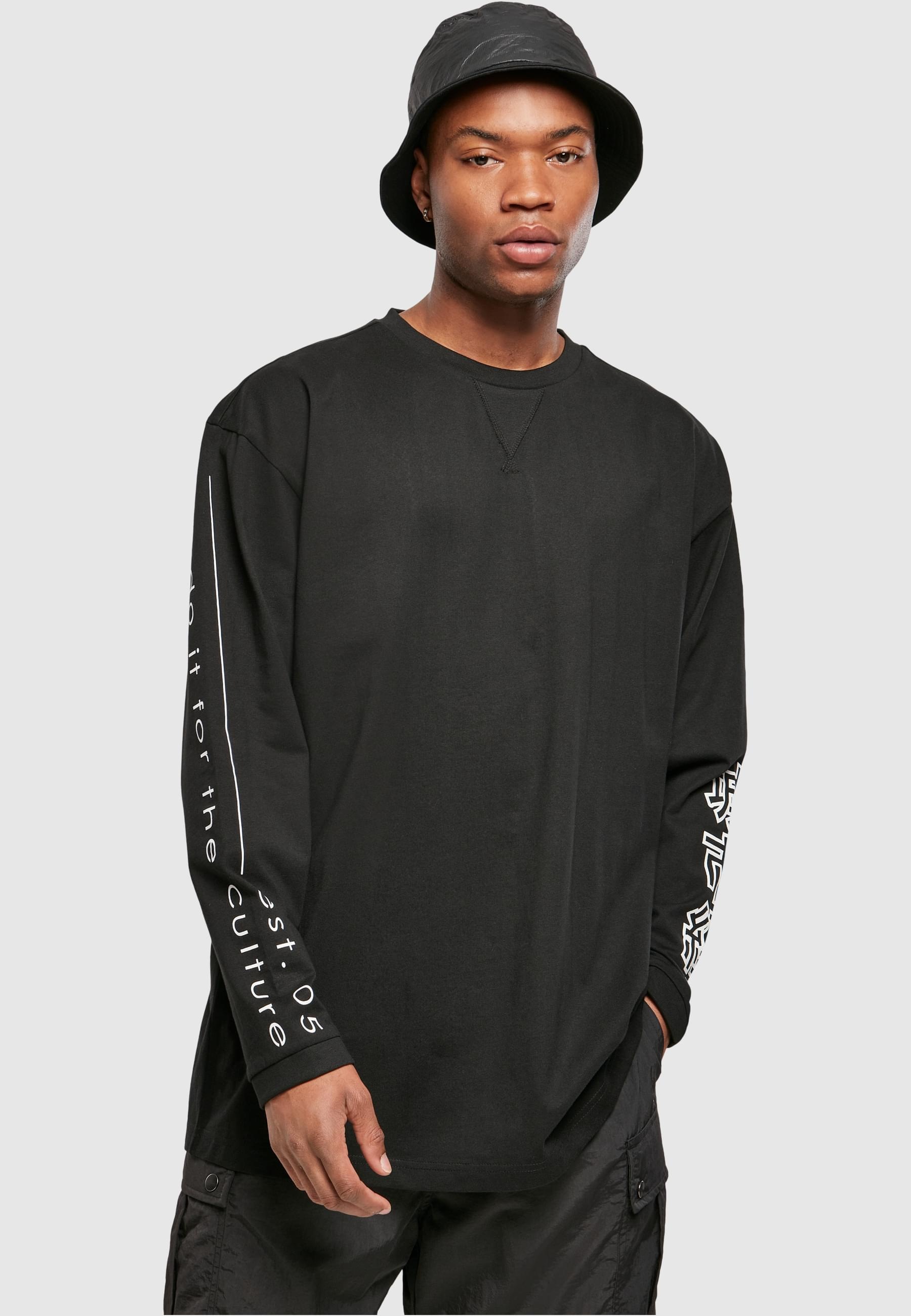 URBAN CLASSICS Langarmshirt »Urban Classics Herren Chinese Symbol Oversized LS«, (1 tlg.)