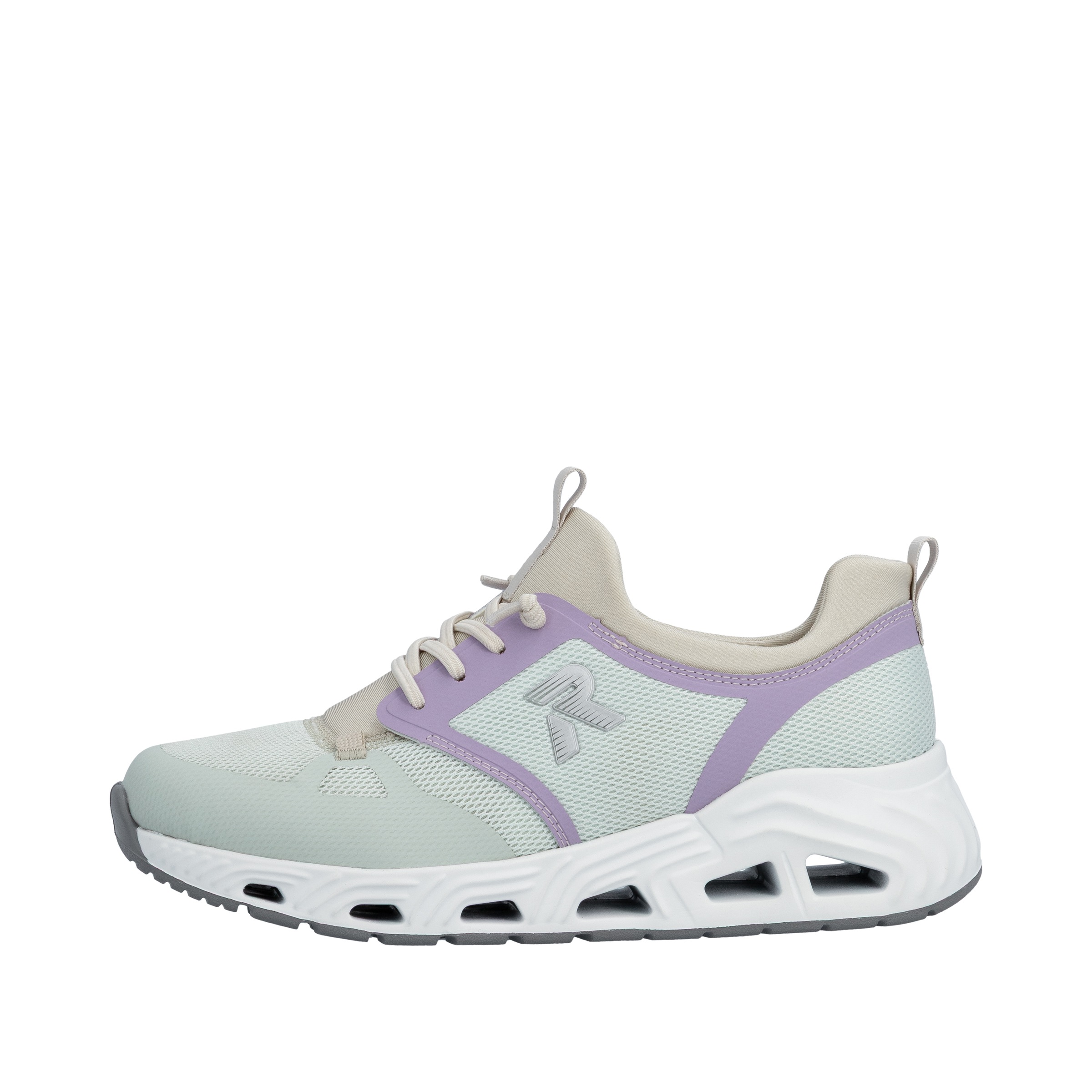 Rieker Slip-On Sneaker  Schlupfschuh, Freizeitschuh, Schnürschuh mit Gummizug