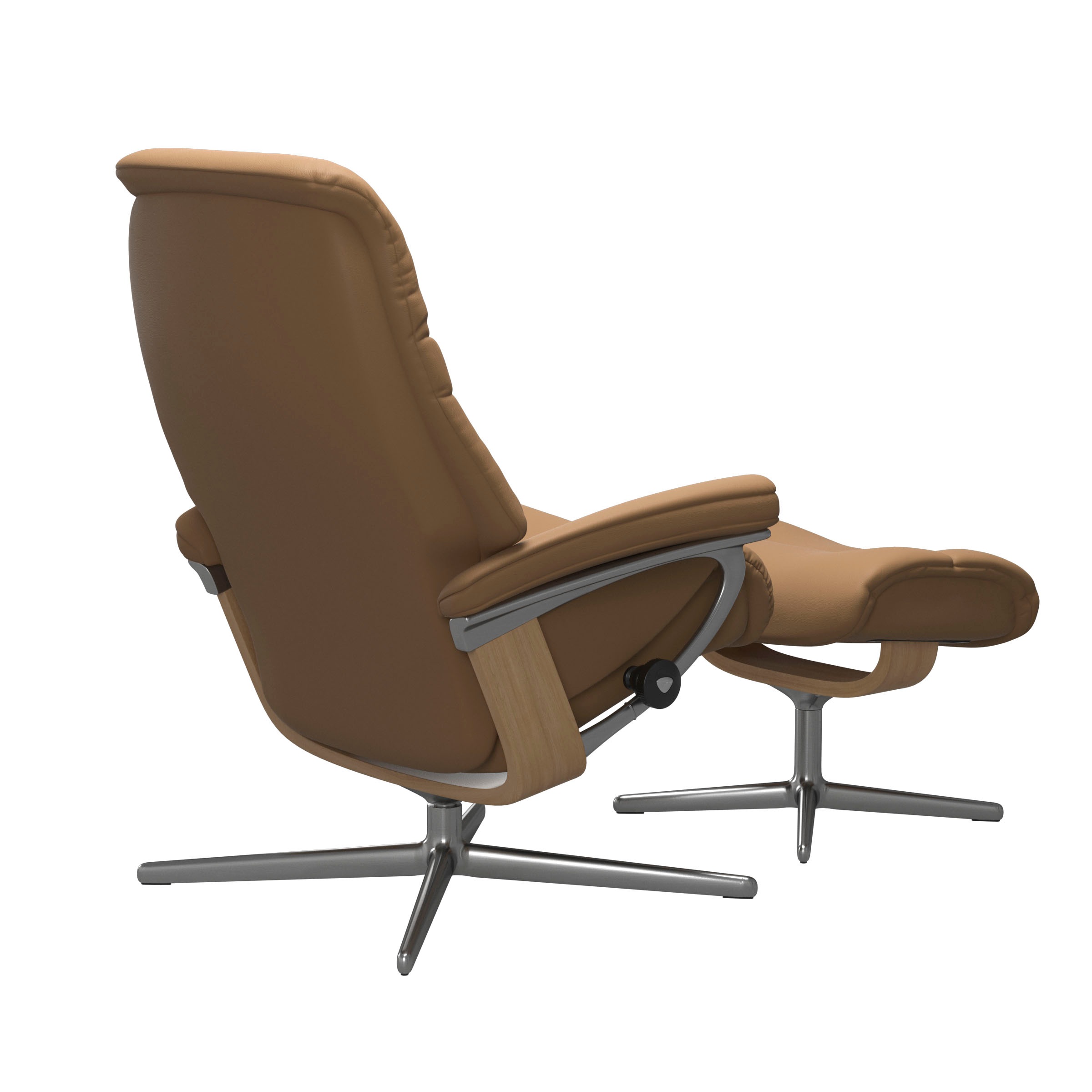 Stressless® Fußhocker »Sunrise«, mit Cross Base, Größe S, M & L, Holzakzent Eiche