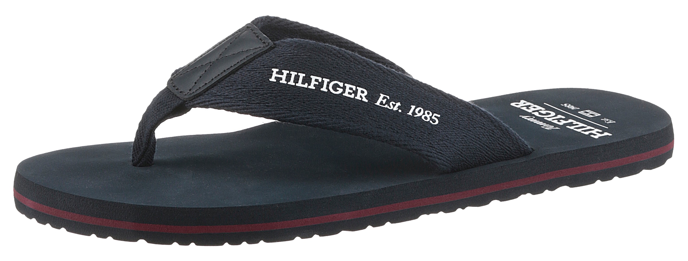 Zehentrenner »HILFIGER 85 BEACH SANDAL«, Sommermode, Dianette, Sommerschuh mit...