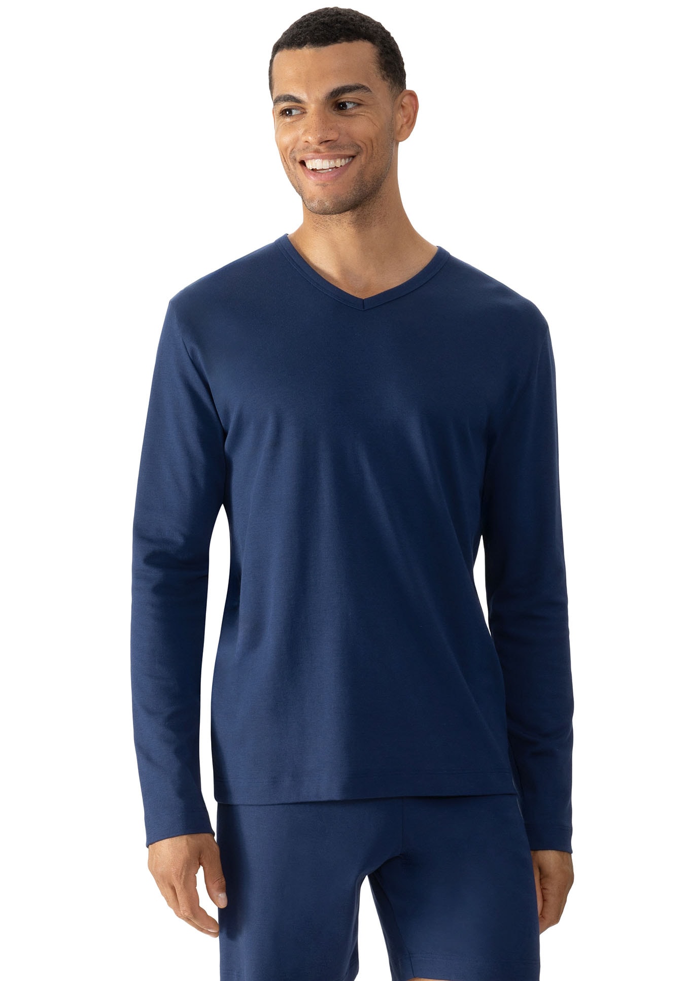 Langarmshirt »SOLID NIGHT«, T-Shirt aus Interlock-Jersey