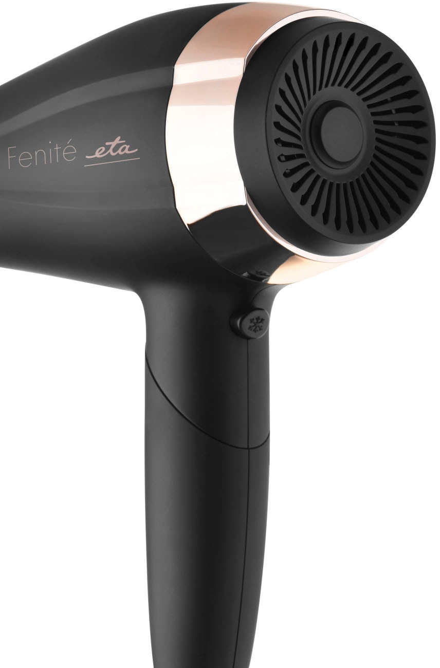 eta Ionic-Haartrockner »Fenité Black ETA732090020«, 2400 W, 2 Aufsätze, DC Motor