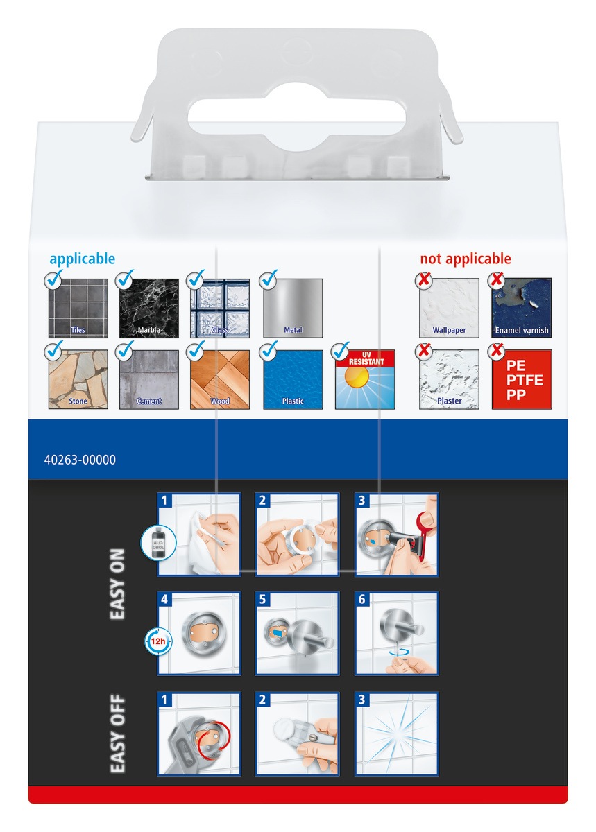 Thumbnail - tesa Klebehaken "Handtuchhaken 1x tesa klaam Wandhaken"
