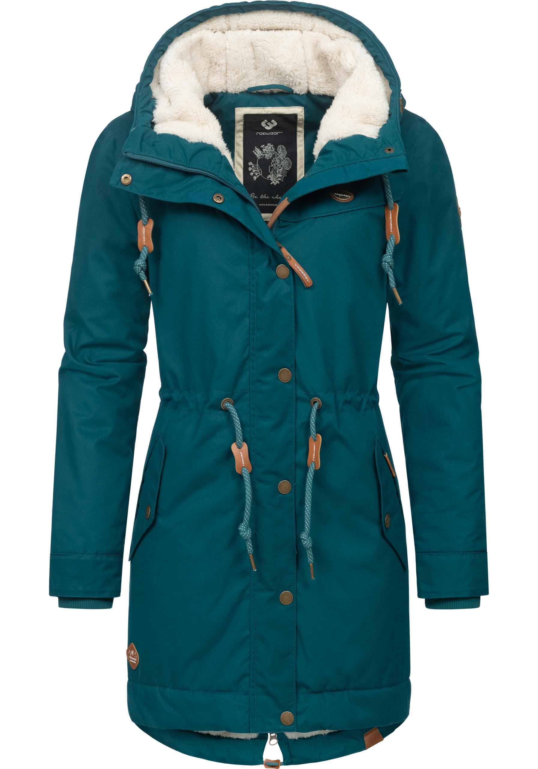 Ragwear Winterjacke »YM-Canny«, mit Kapuze, stylischer Damen Kurzmantel Parka mit Kapuze