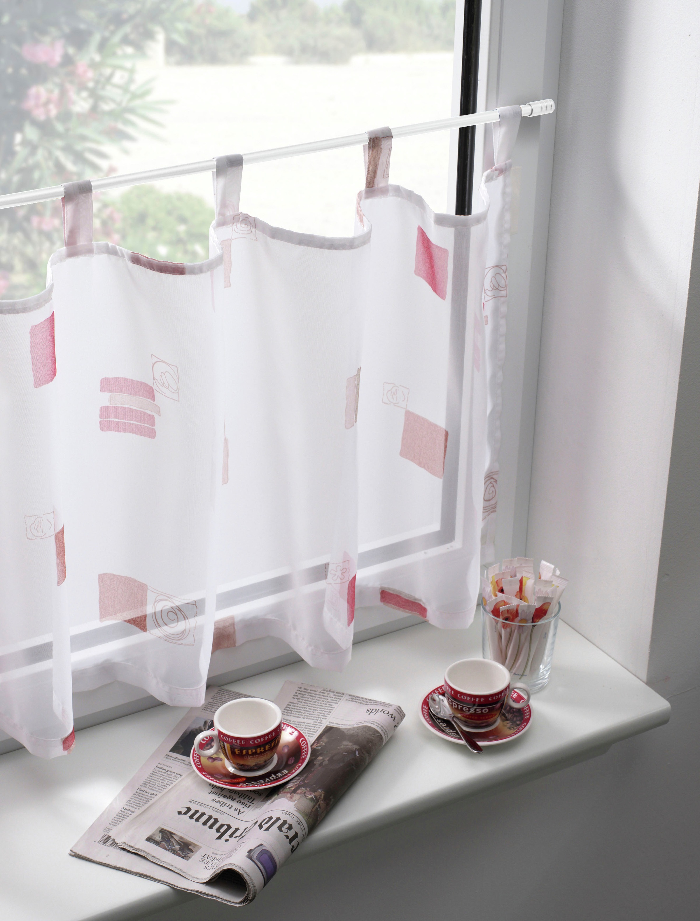 GARDINIA Vitragenstange Ø 10 mm 1 läufig-läufig ausziehbar Serie Vitragesta günstig online kaufen