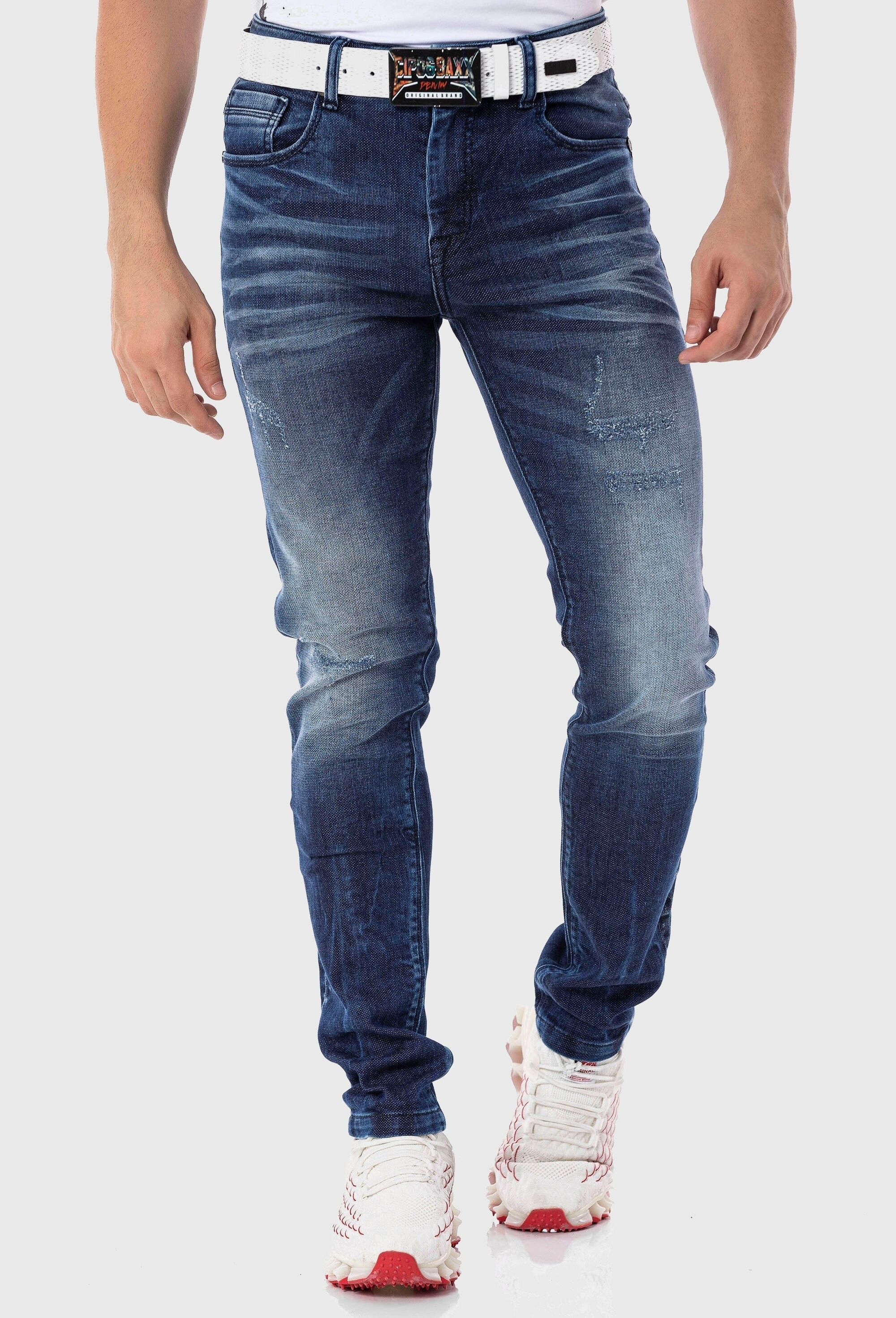 Cipo & Baxx 5-Pocket-Jeans "Cipo & Baxx Hose" mit moderner Waschung