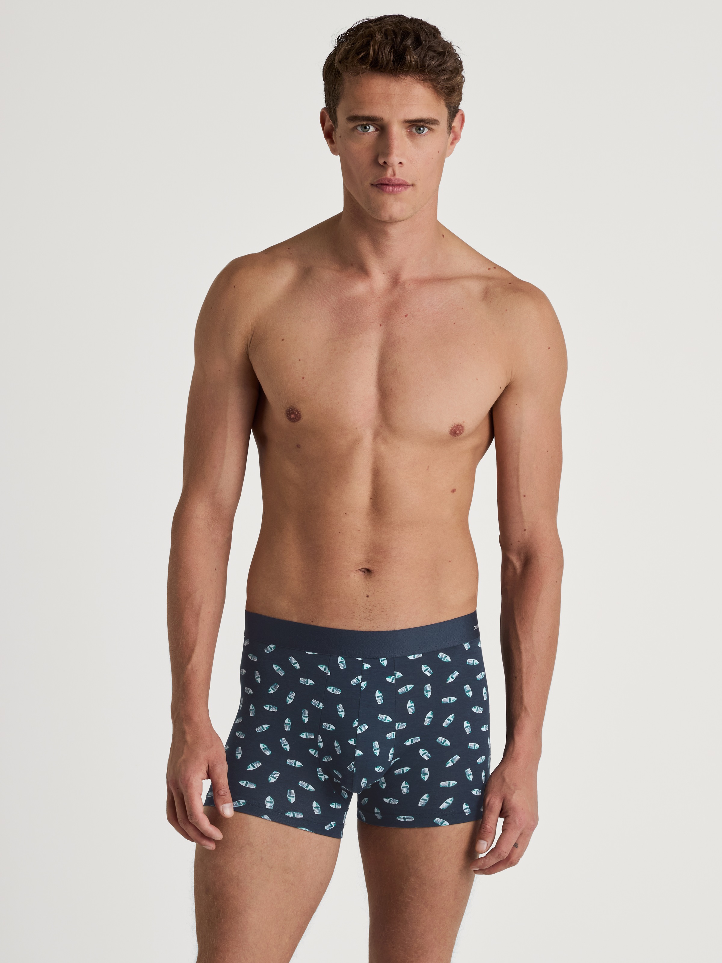 CALIDA Boxershorts »Cotten Code Design«, mit weichem Elastikbund