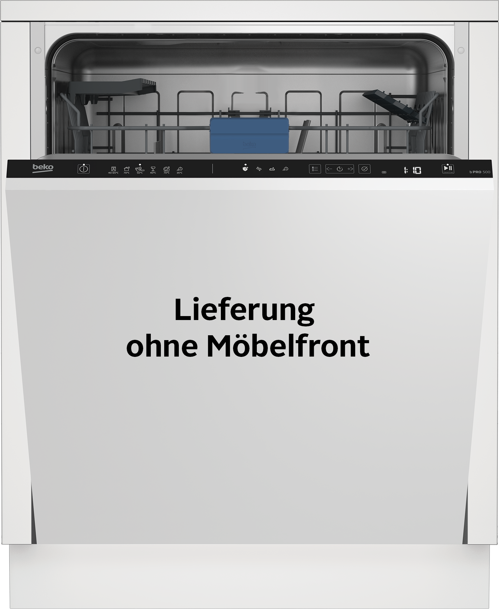 BEKO vollintegrierbarer Geschirrspüler "BDIN36451" 9,5 l 14 tlg. Maßgedecke TrayWash – Intensivreinigung für 3 Backbleche in einem Durchgang
