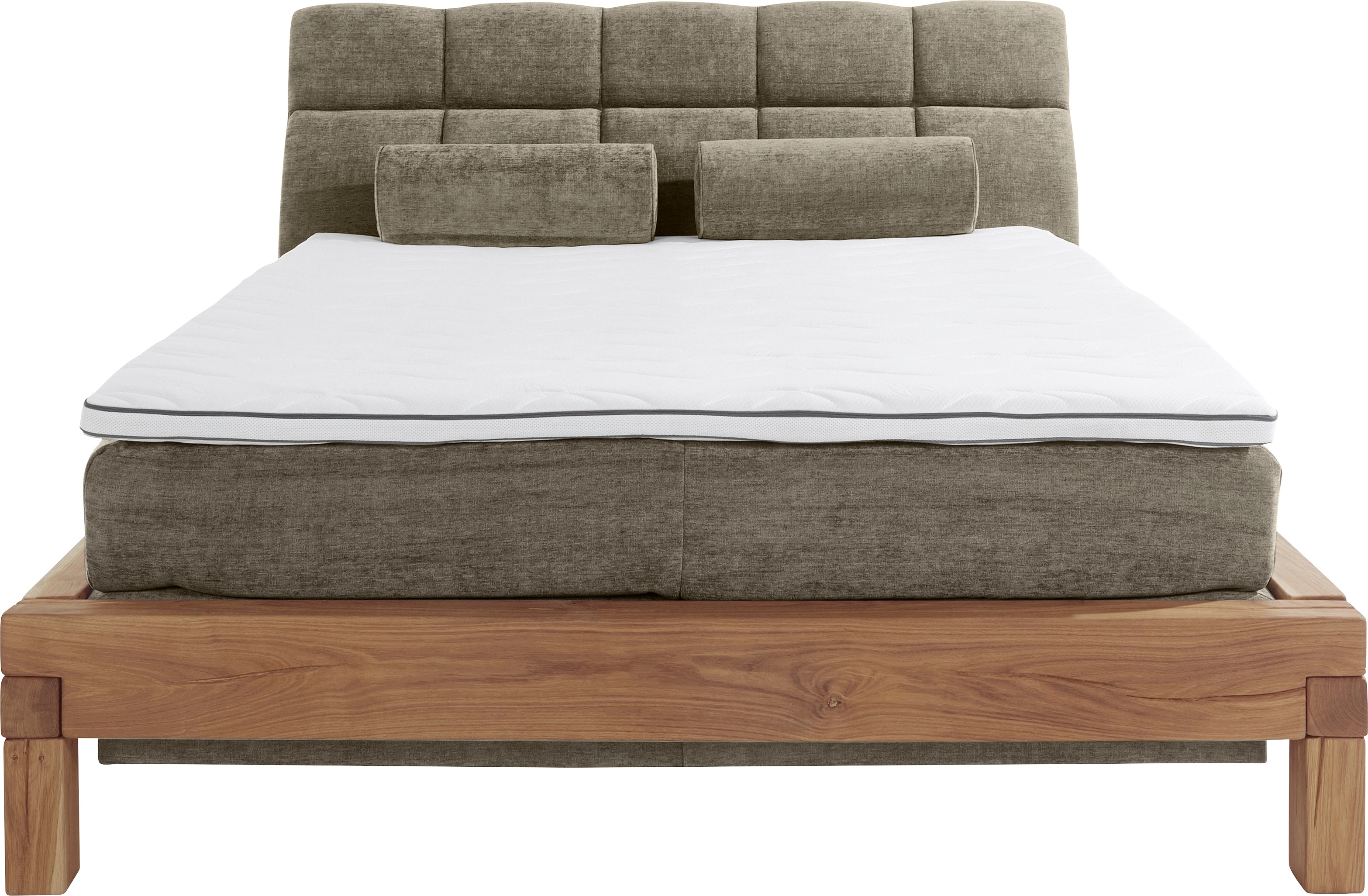 Thumbnail - Home affaire Boxspringbett "Villads", Liegefläche: 160/200 cm aus Balkeneiche, Inside-Boxspring-Unterbau