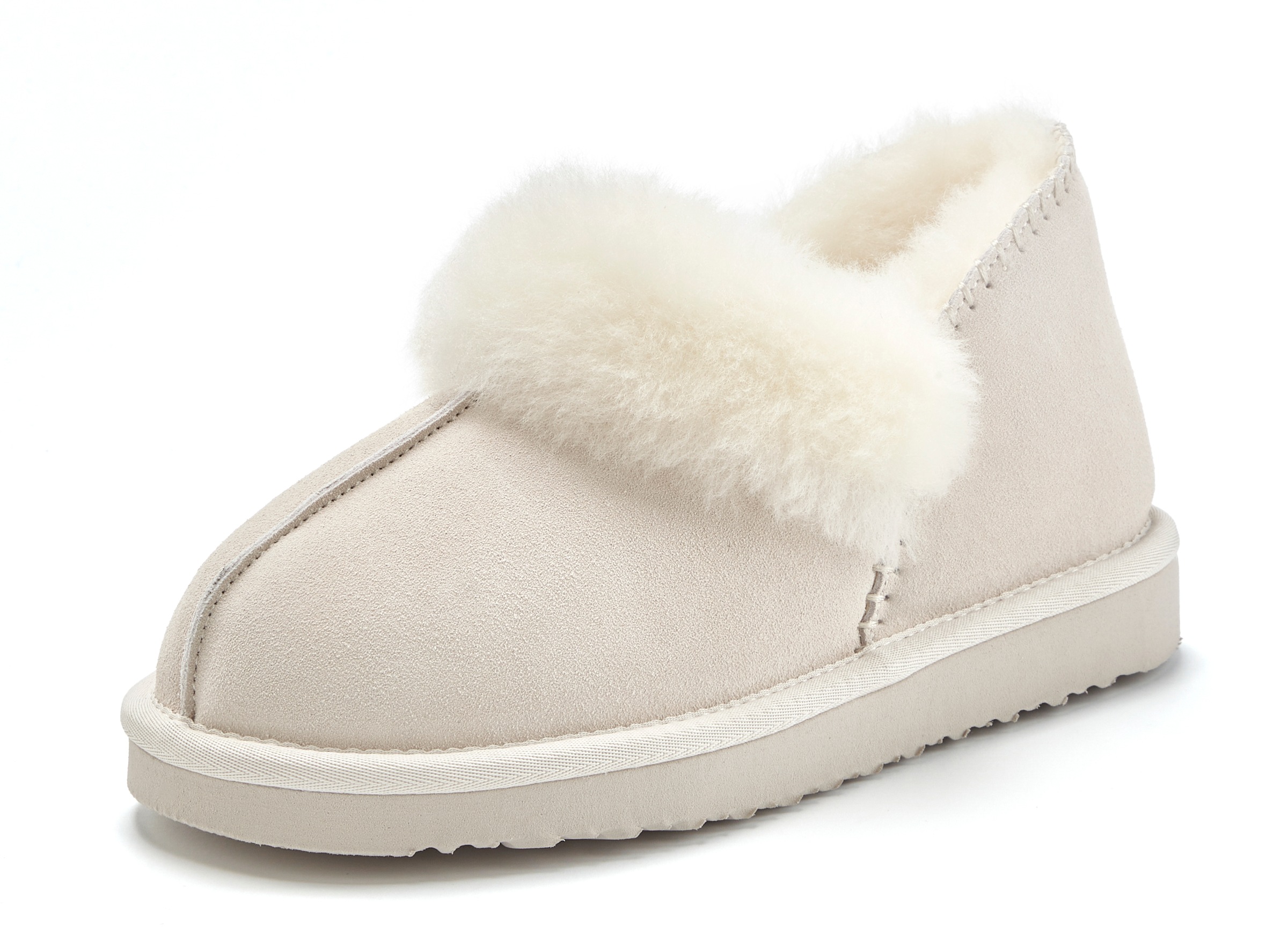 Vivance Hausschuh "Plüsch Hausschuh, Pantolette, Pantoffel, Homeslippers" m günstig online kaufen