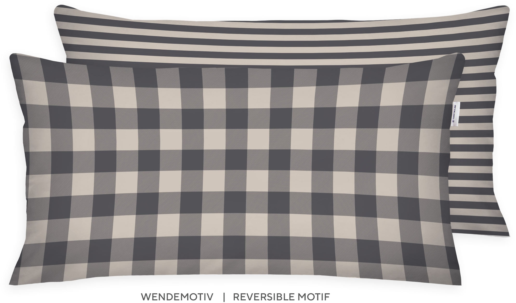 TOM TAILOR HOME Kissenbezüge "new bedroom, Classic Check, 40x40cm oder 40x8 günstig online kaufen