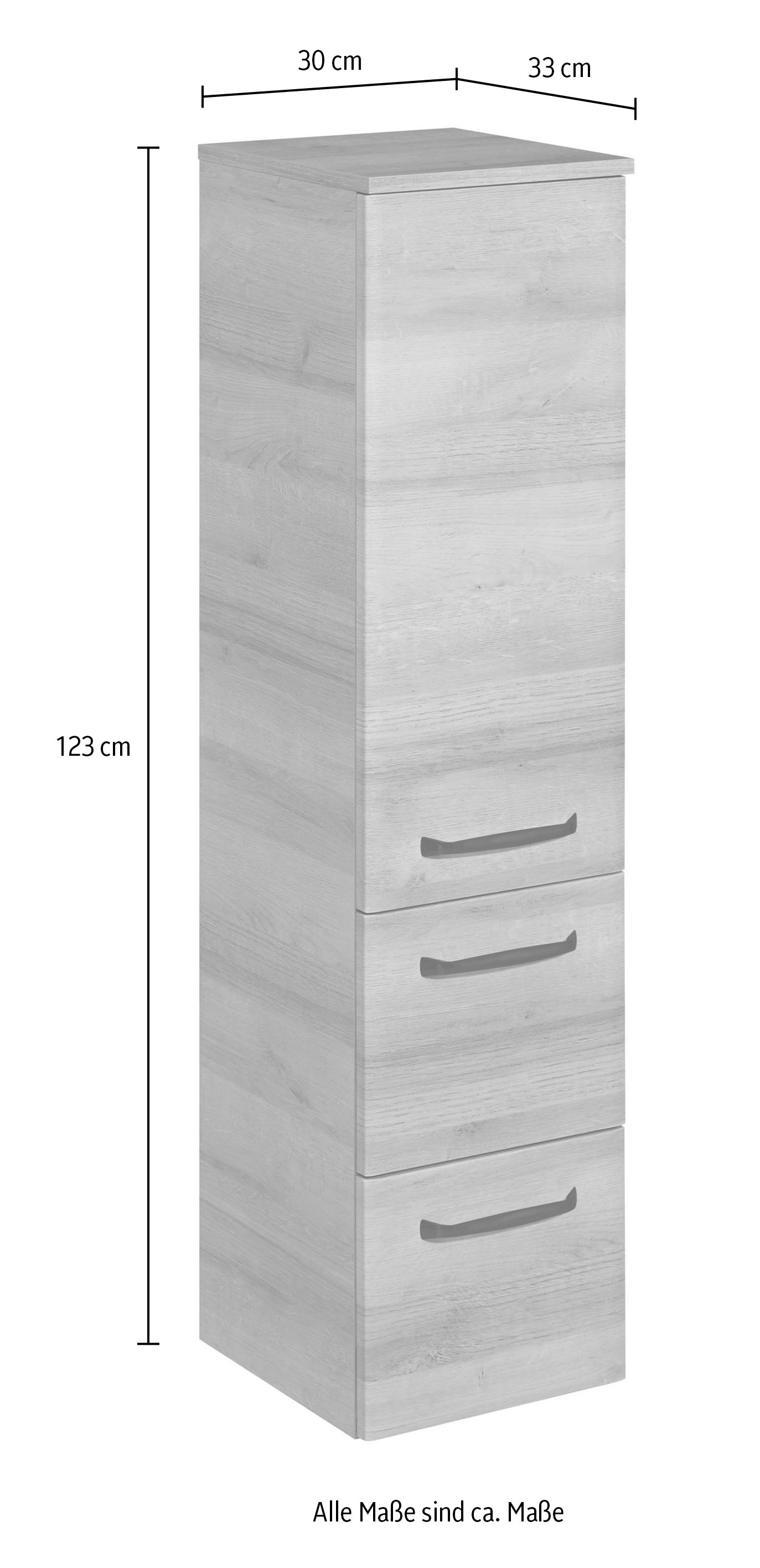 Saphir Midischrank »Quickset 318, mit 1 Tür, 2 Auszüge, 30cm breit« 1 Stk. tlg.