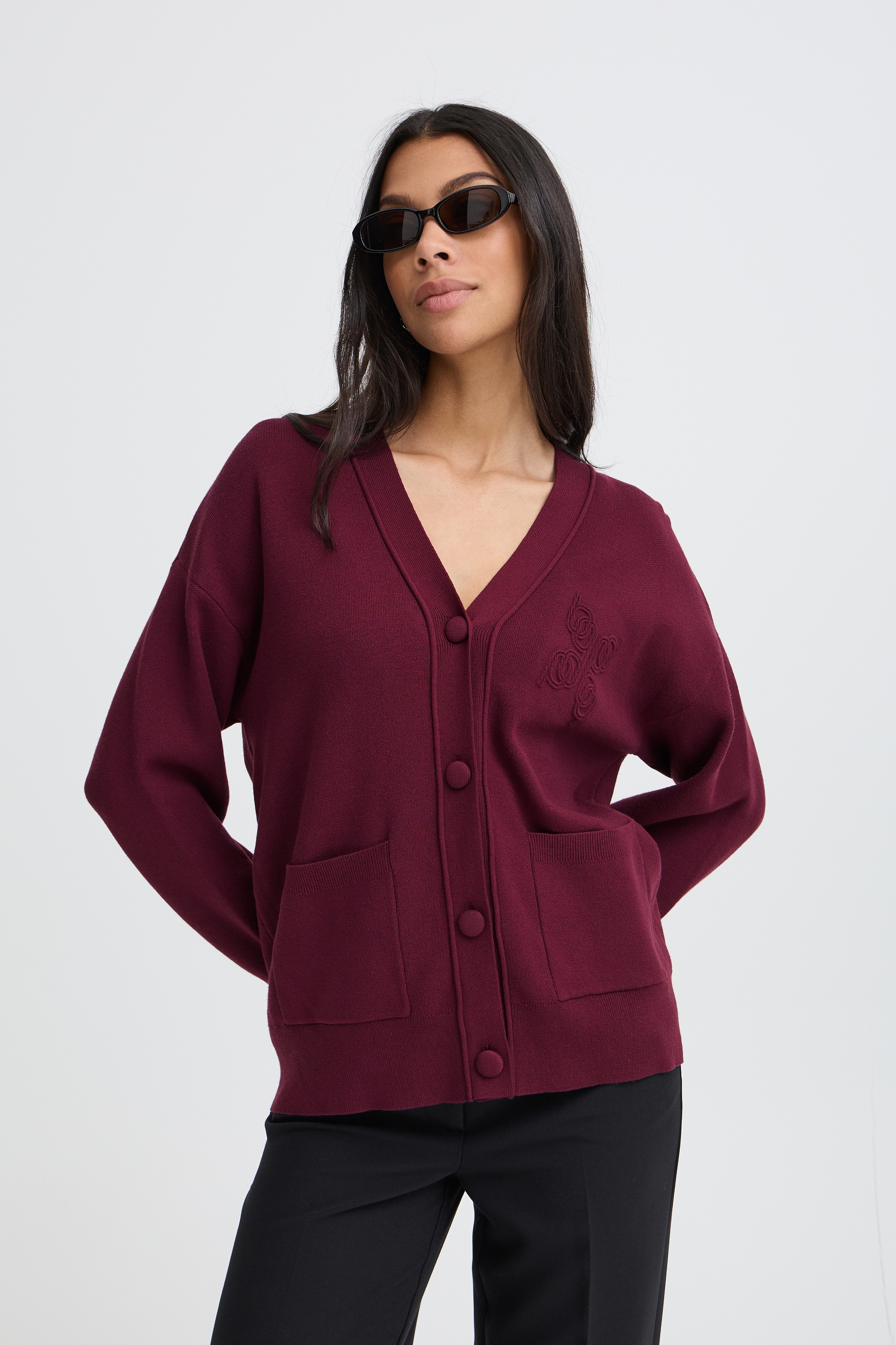 b.young Strickjacke »Damen Langarm BYOTARI«