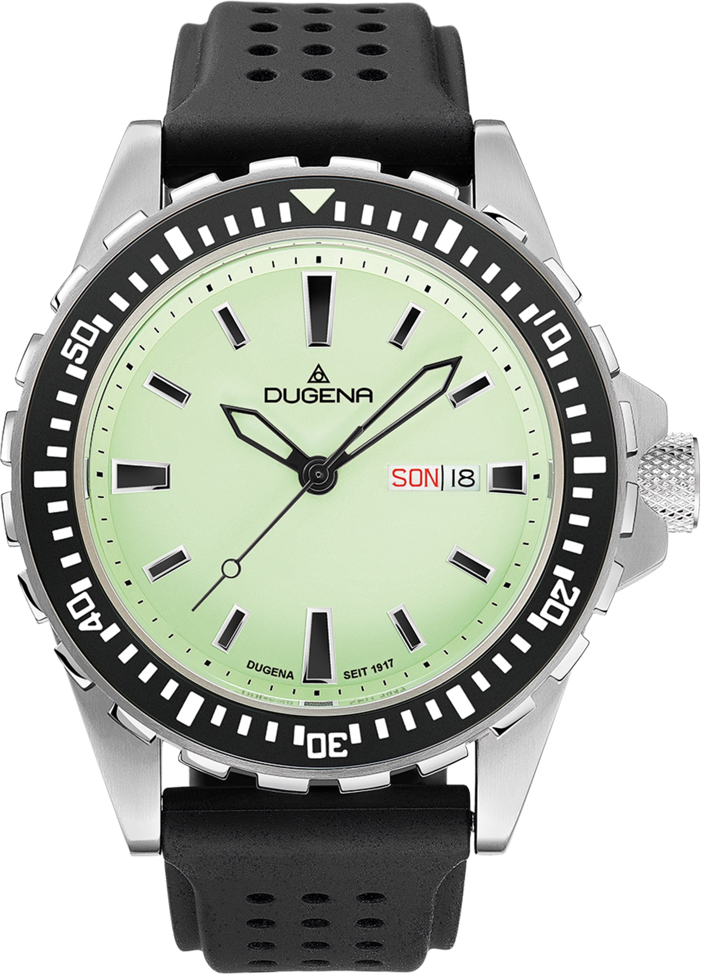 Dugena Quarzuhr »Divers Friend, 4460679-1«, Armbanduhr, Herrenuhr, Datum